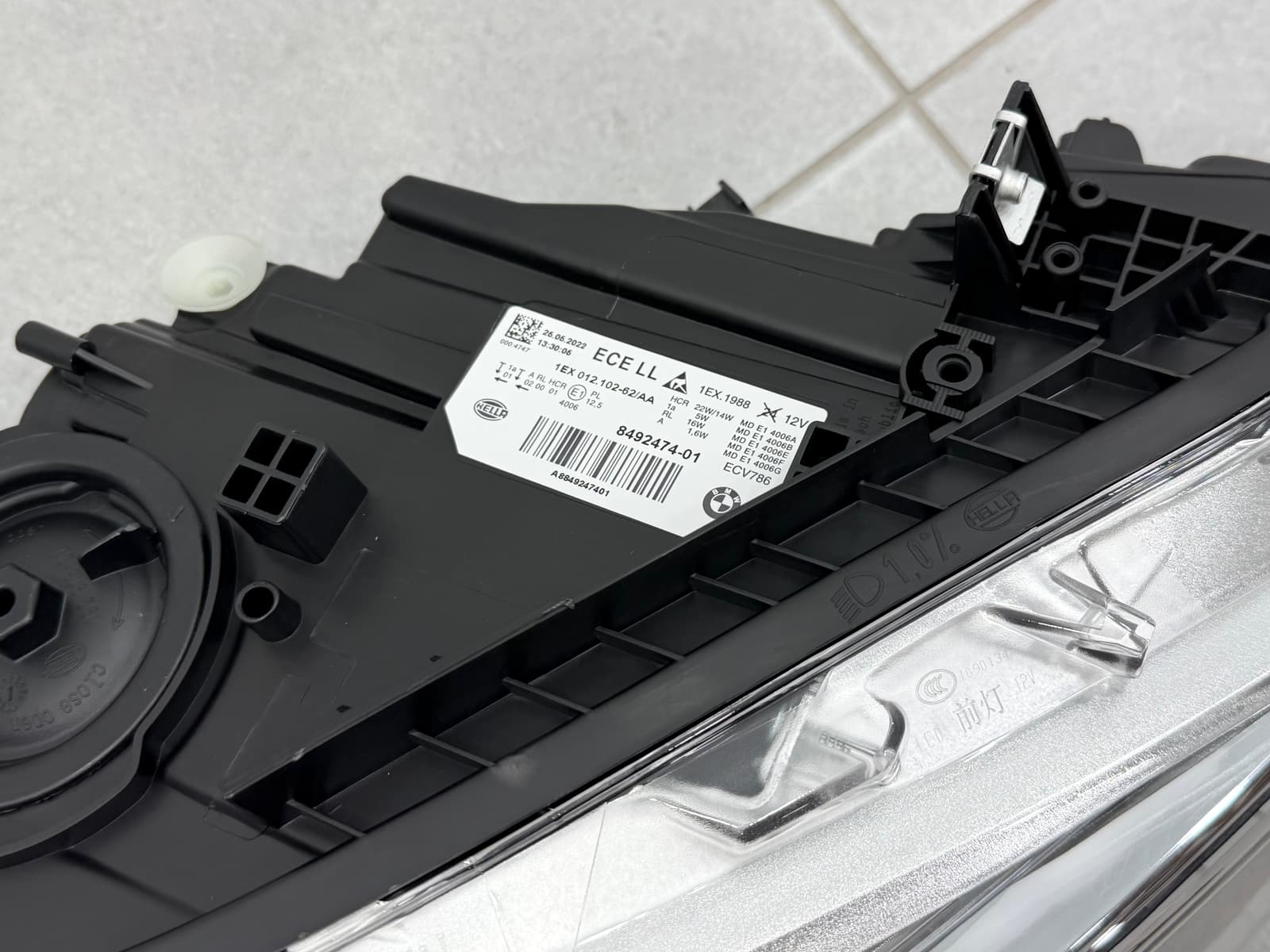 Фара права Full LED BLACK для BMW 3 series F30 F31 2015-2018 БЕЗ БЛОКІВ 4