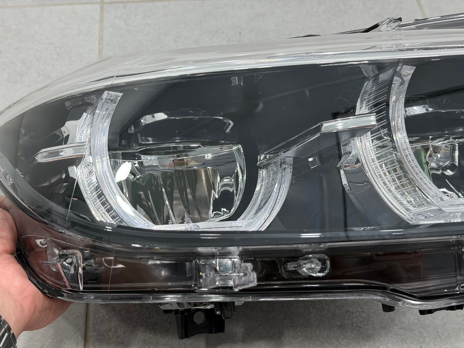 Фара права Full LED BLACK для BMW 3 series F30 F31 2015-2018 БЕЗ БЛОКІВ 5