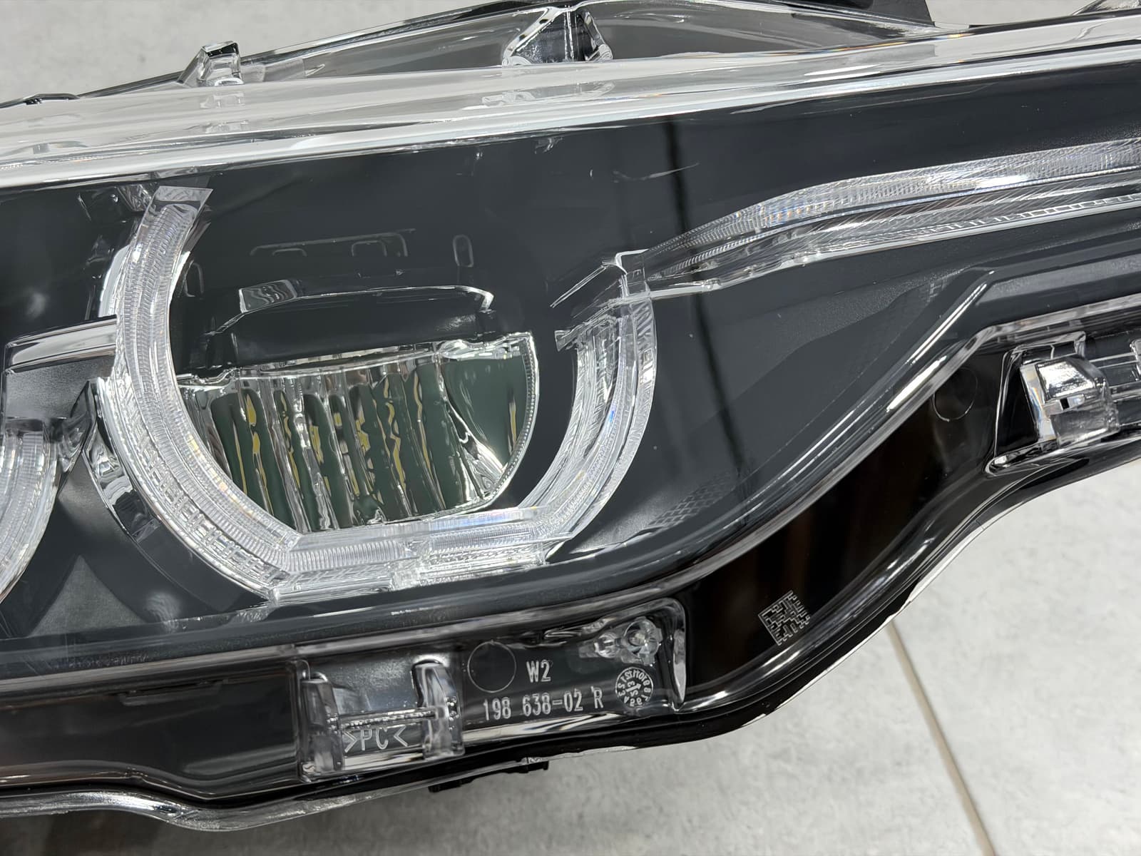 Фара права Full LED BLACK для BMW 3 series F30 F31 2015-2018 БЕЗ БЛОКІВ 6
