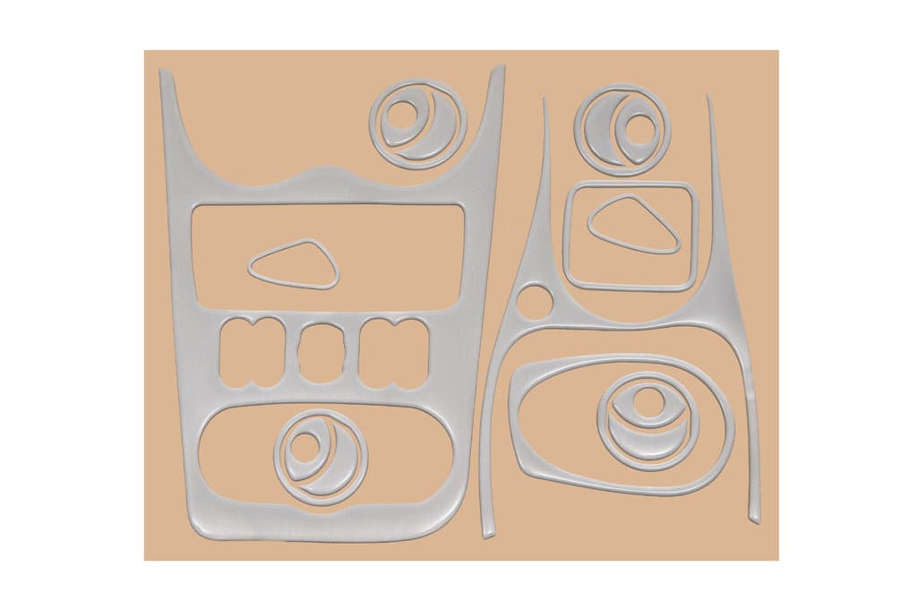 Накладки на панель (варіант 1) Алюміній 4