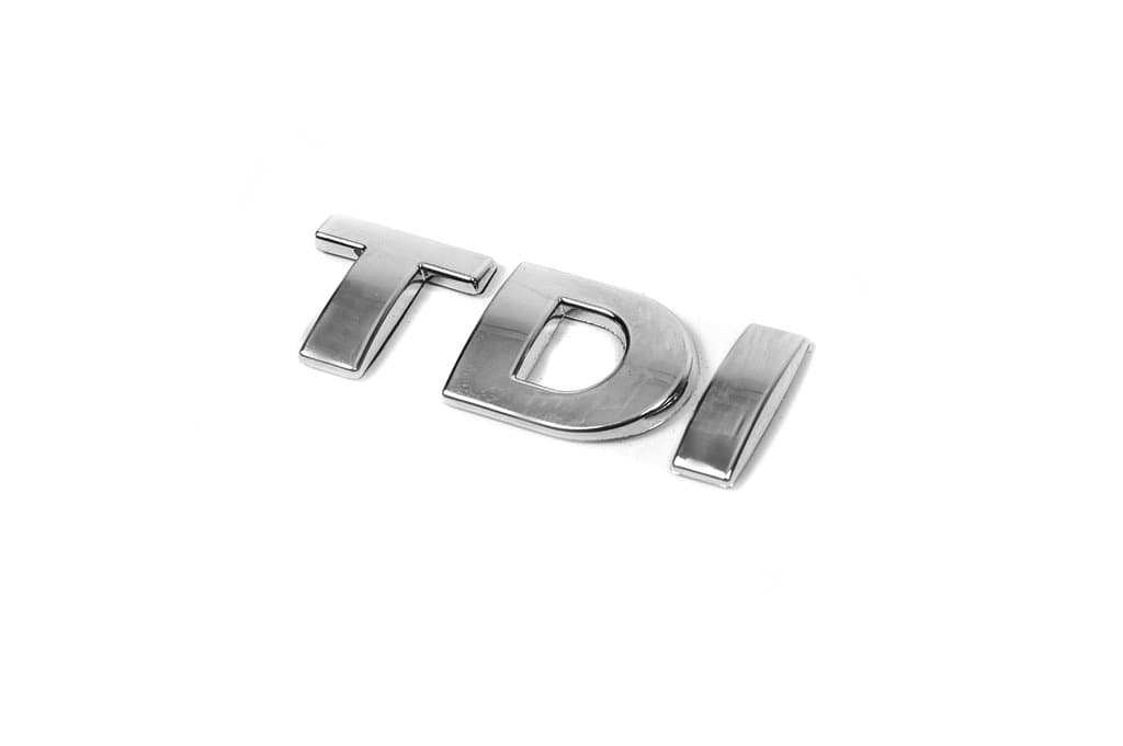 Напис Tdi Під оригінал, Червоні DІ 5