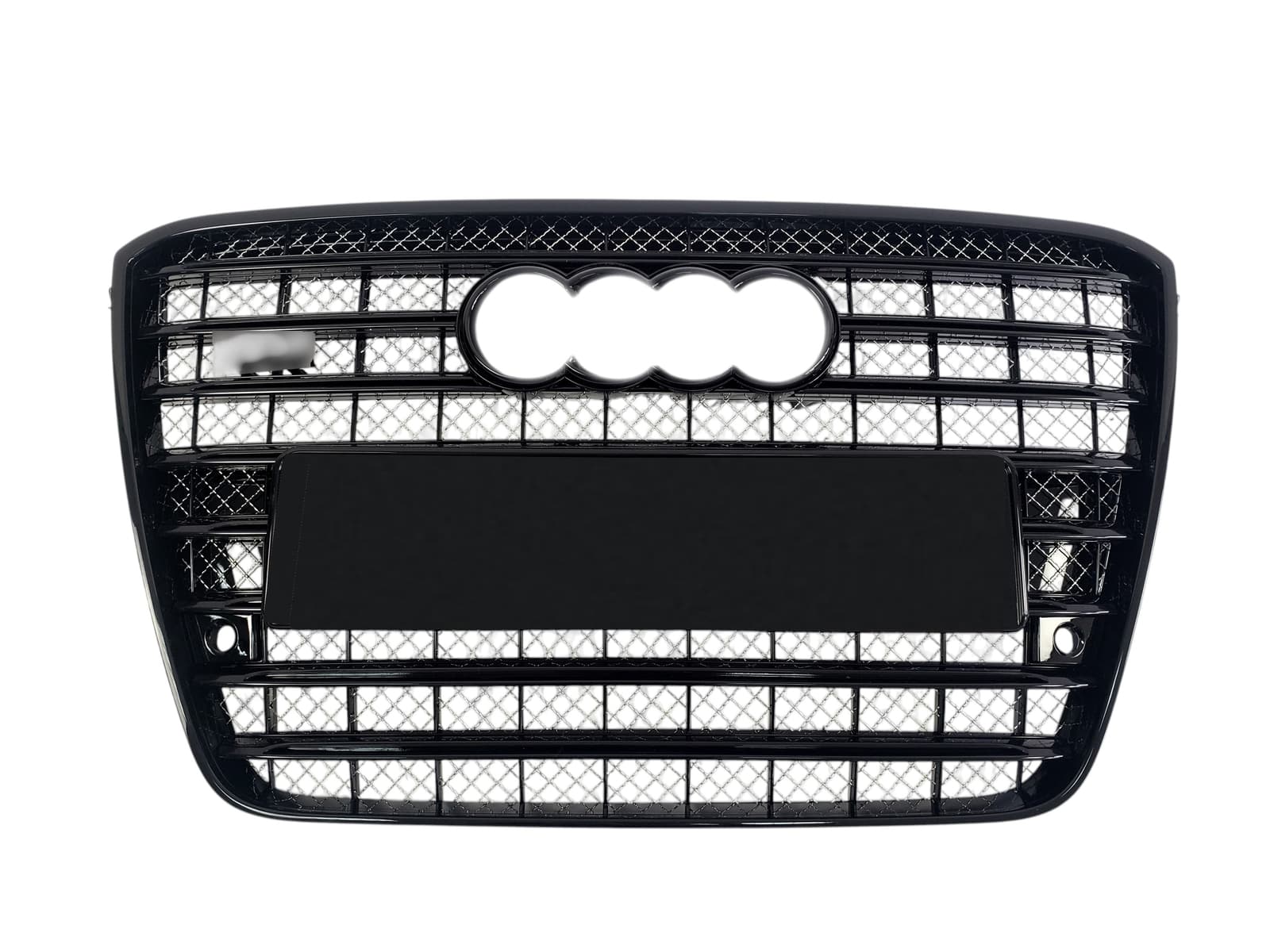 Решітка радіатора Full Black (в стилі W12) ПОШКОДЖЕНА на Audi A8 D4 2010-2014 року