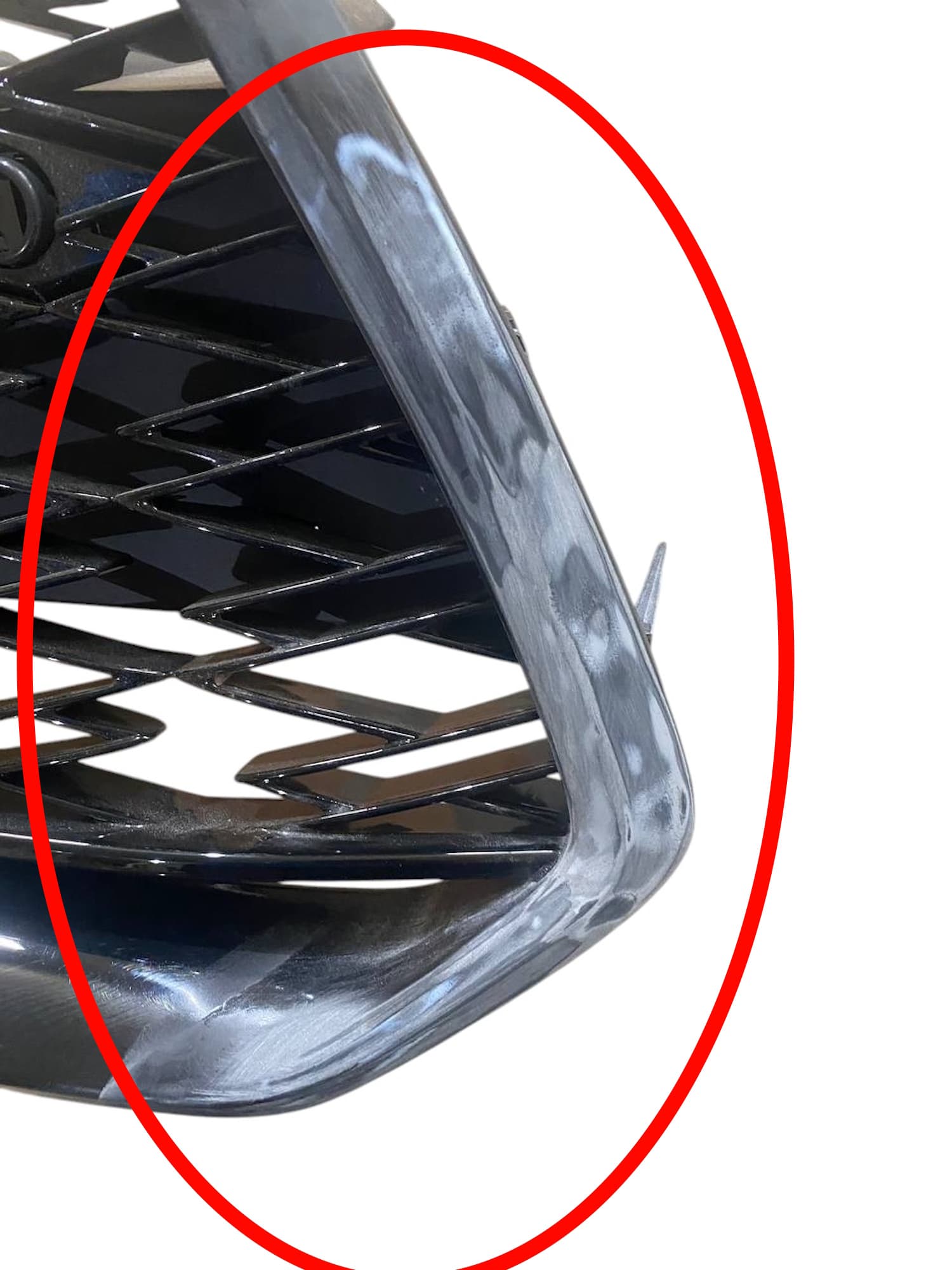Решітка радіатора Black (стиль F-Sport) ПОШКОДЖЕНА на Lexus NX 2021-2024 року 2