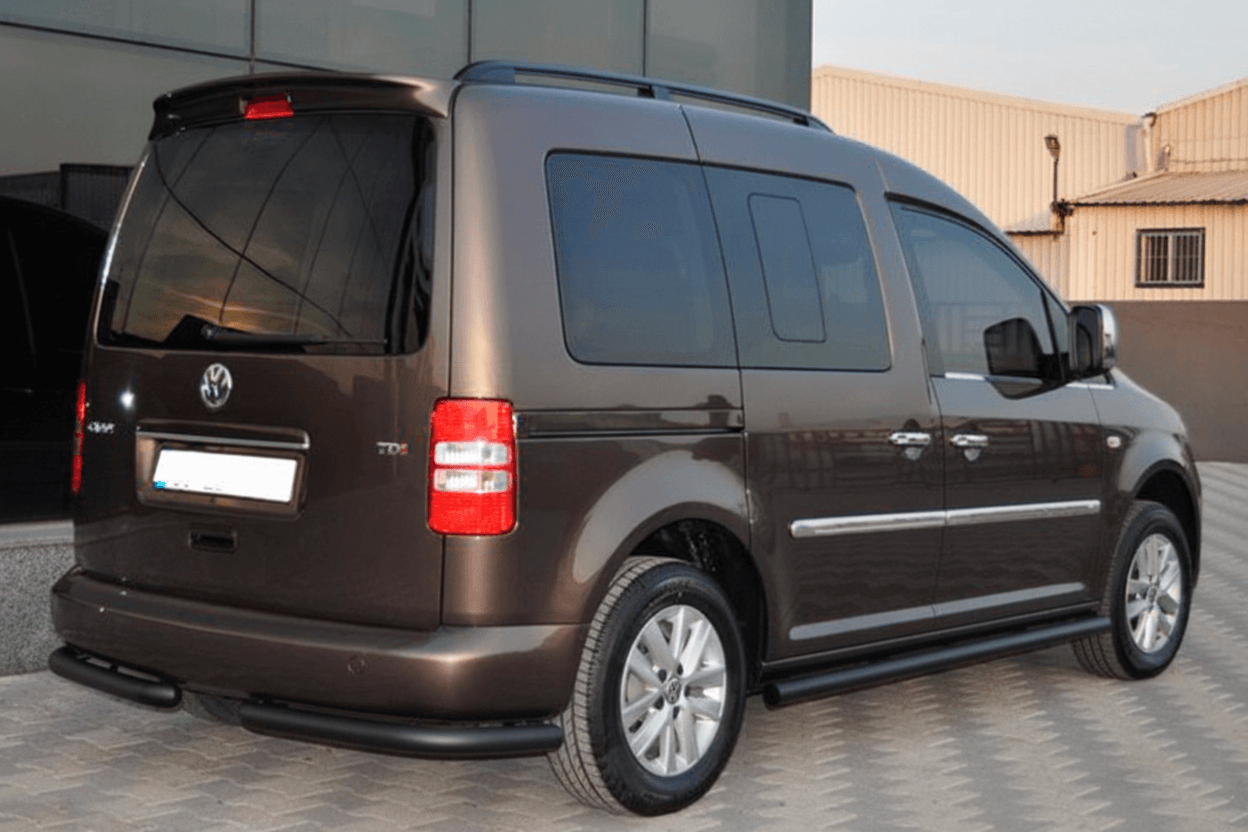 Бічні труби BB001 Black (2 шт., нерж) d60, Maxi база 6