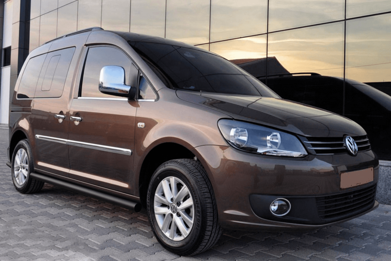 Бічні труби BB001 Black (2 шт., нерж) d60, Maxi база