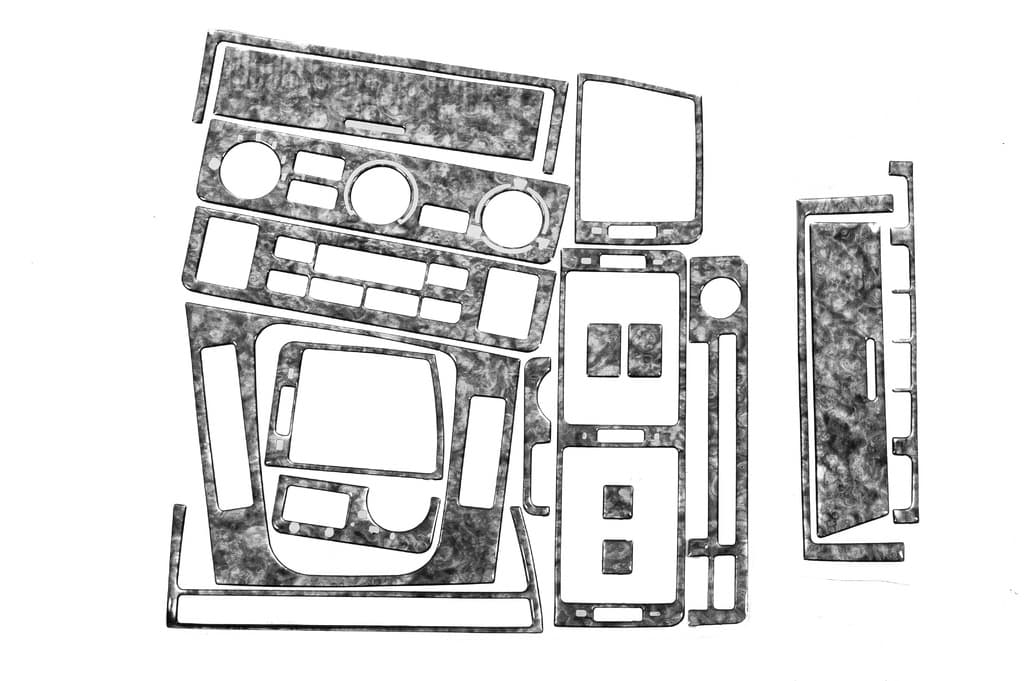 Накладки в салон (Compact) Алюміній 4