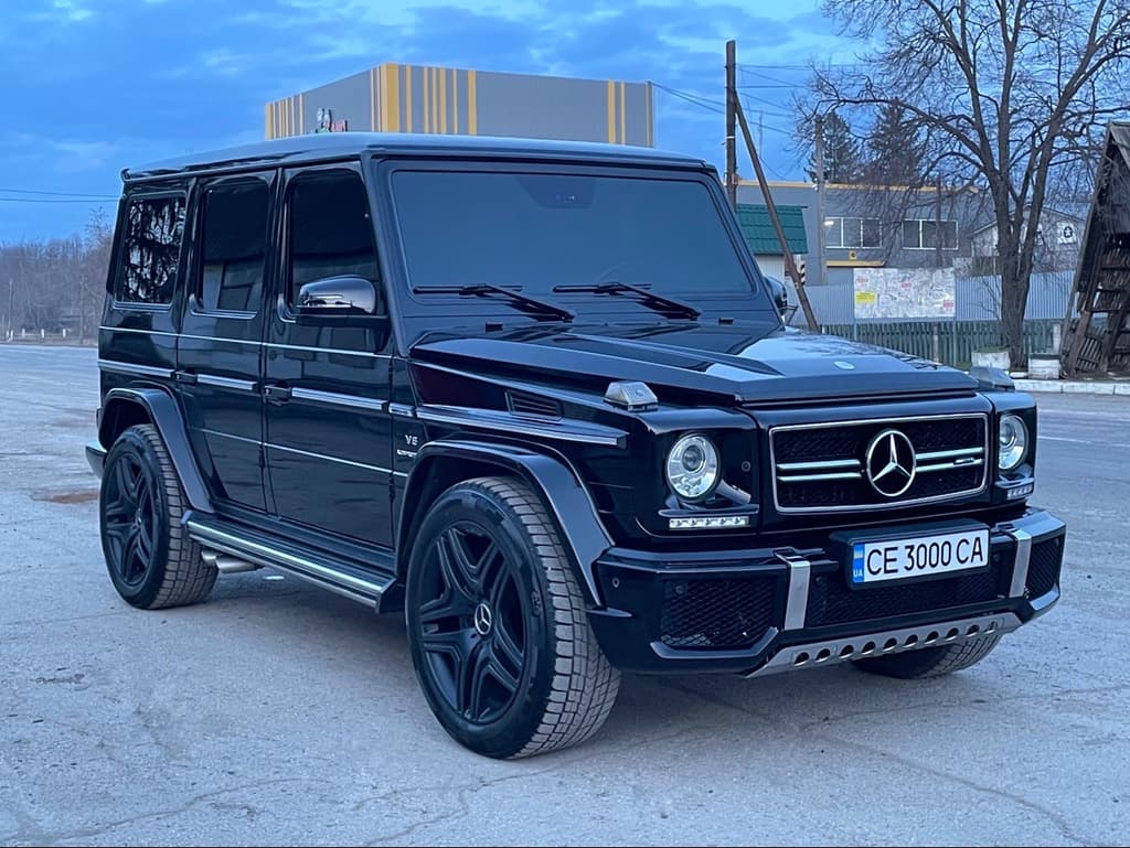Передній бампер AMG G63/G65 (в зборі) G65 (чорна сітка) 2