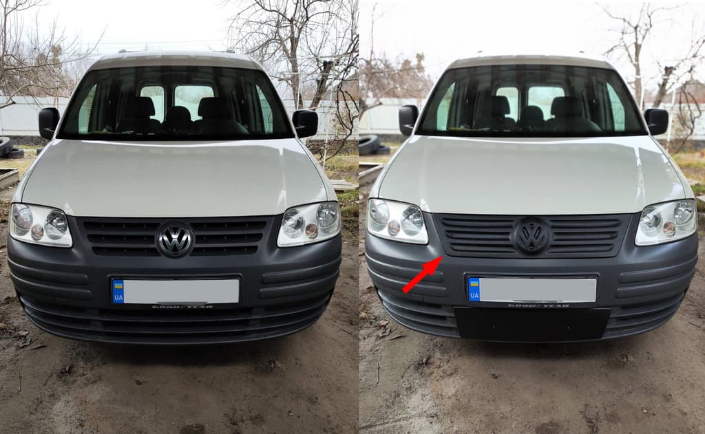 Зимова накладка на решітку (верхня) Матова