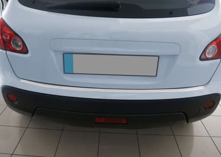 Накладки на задній бампер OmsaLine (нерж.) Глянець, +2 довга база