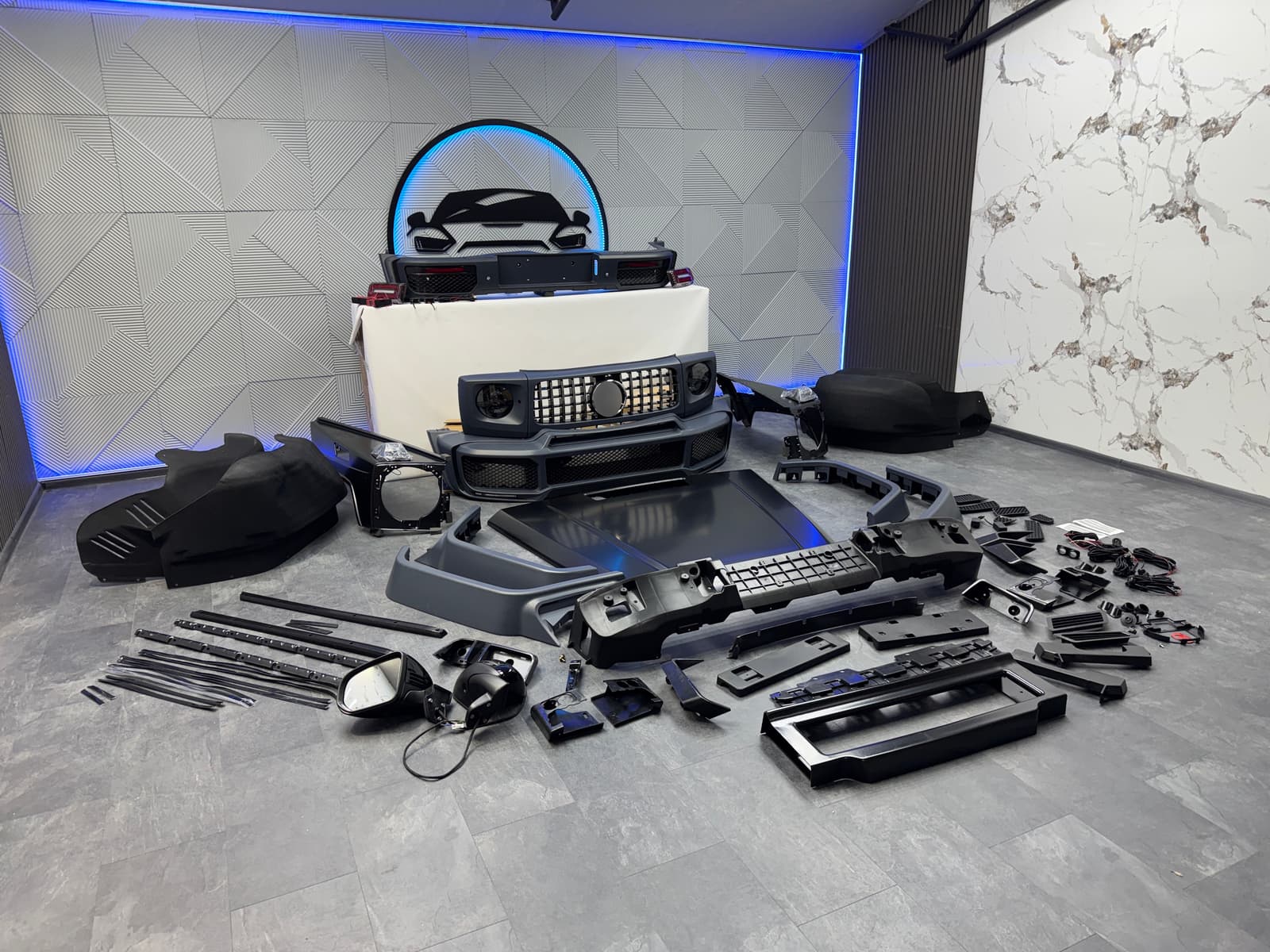 Комплект рестайлінга (в нову модель) (W463 to G63 Brabus 2018+) на Mercedes-Benz G-Class W463 1990-2018 року 2