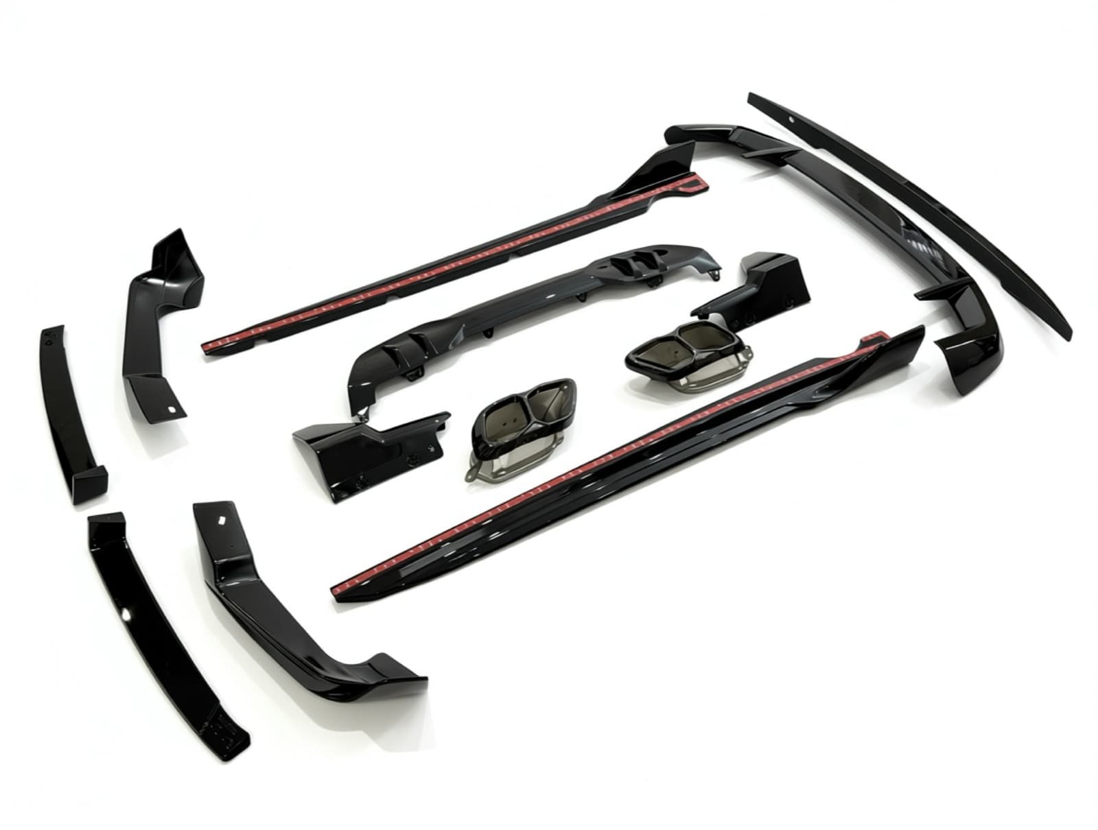 Комплект обвісу M paket LCI Paradigm Black Knight для BMW X5 G05 2023+, колір чорний глянець