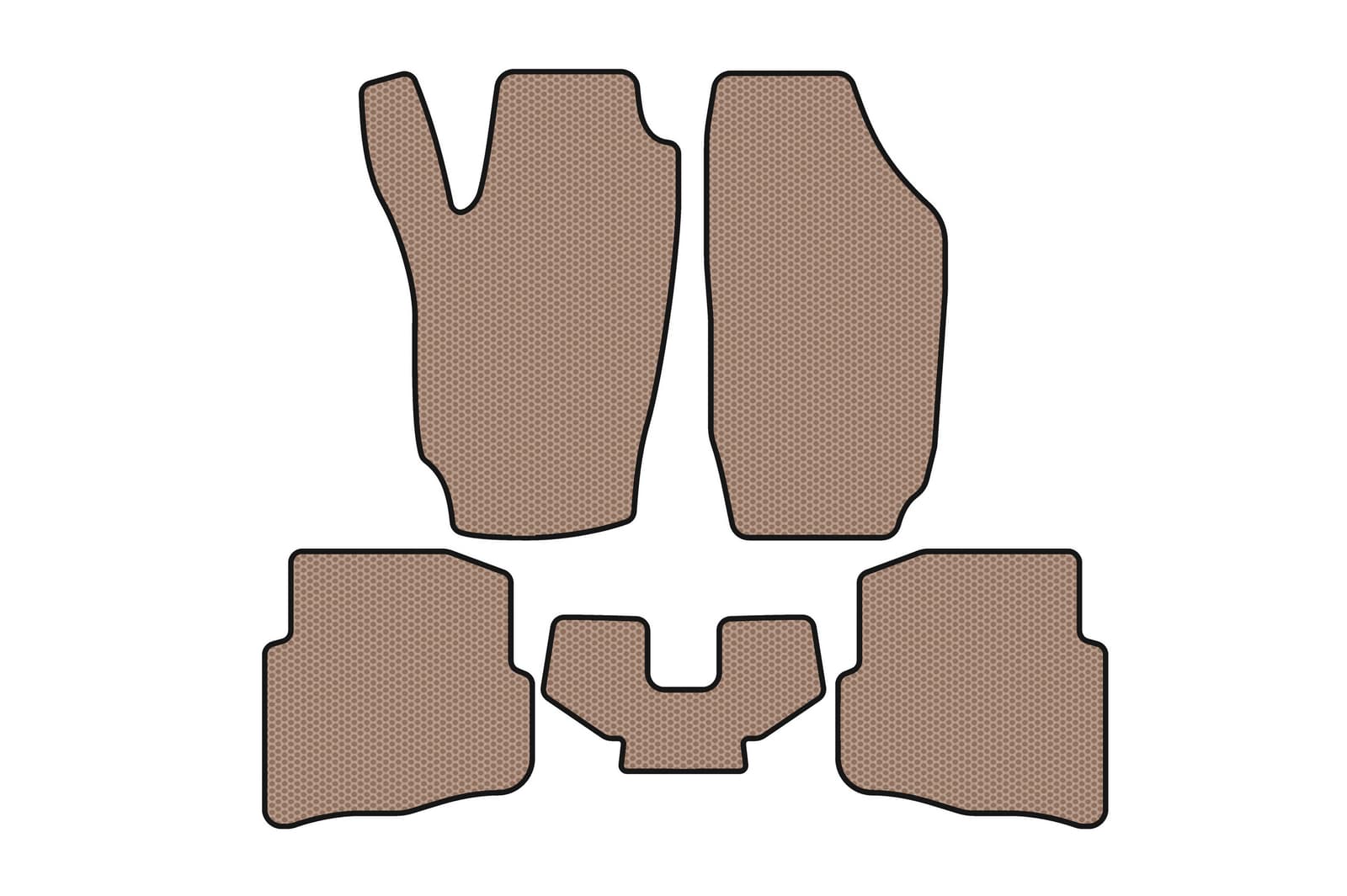 Гумові килимки Carsuit (Бежевий)