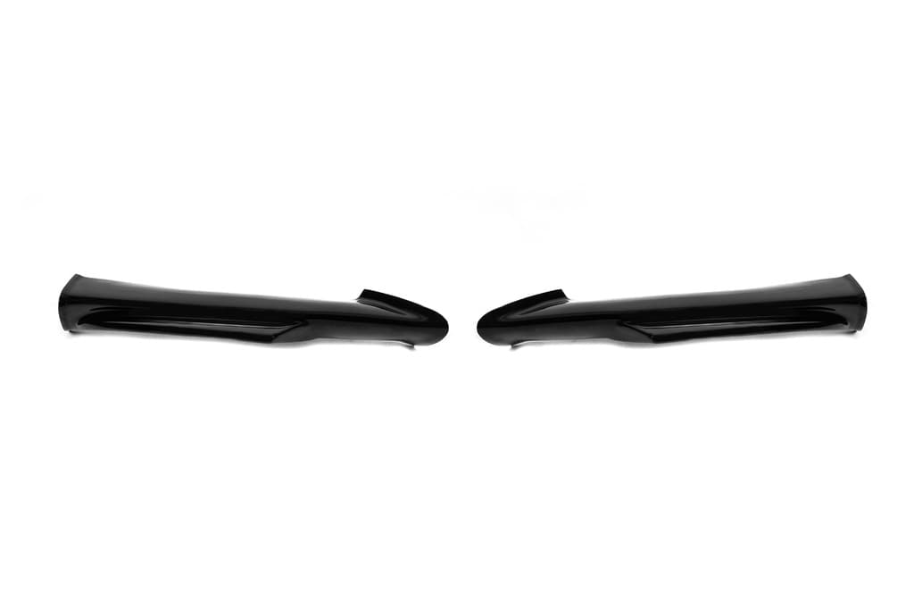 Передні Flap накладки (для E90 M-Sport 2005-2008, чорний глянець, 2 шт) 5