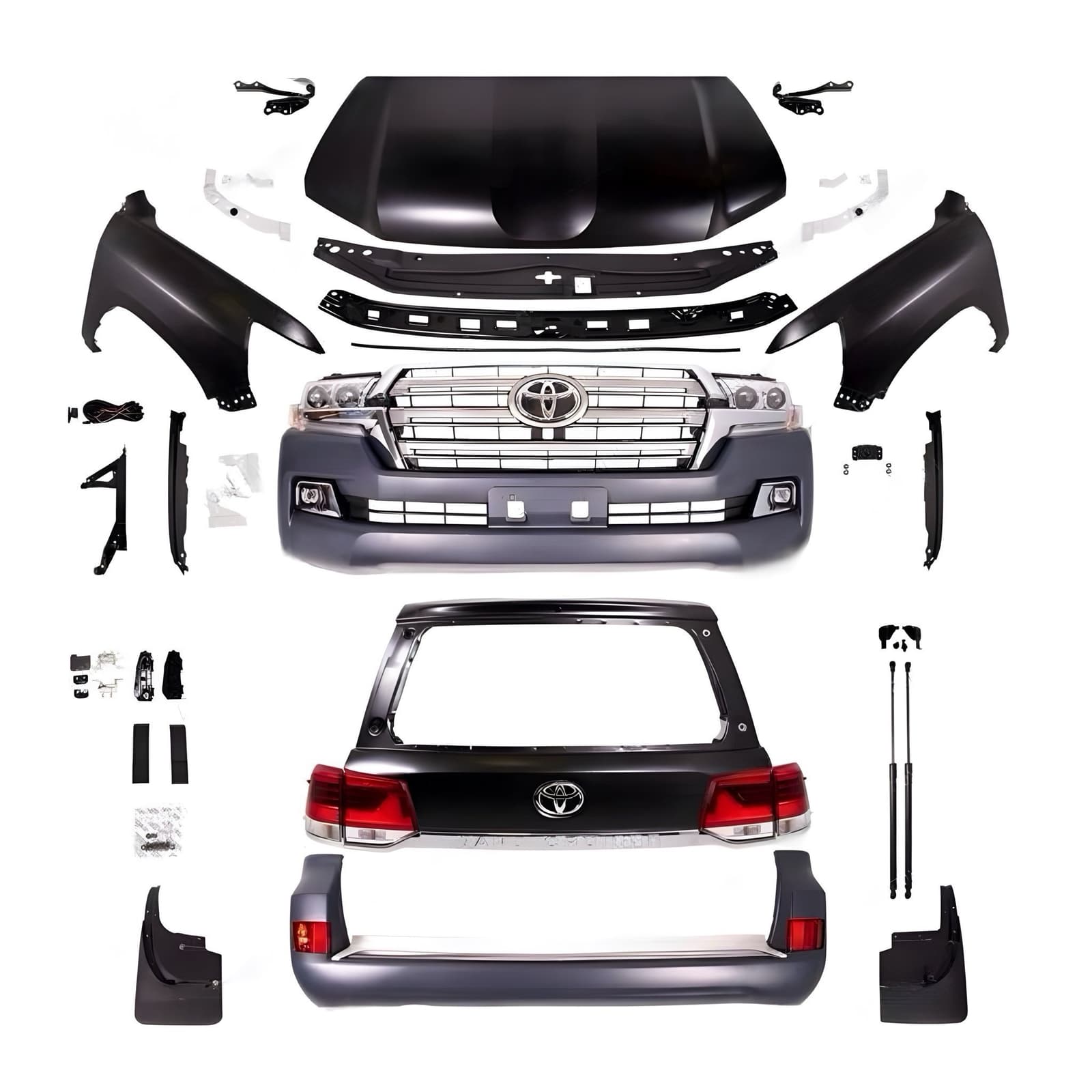 Рестайлінг комплект обвісу Toyota Land Cruiser 200 2007-2015 в 2016-2021