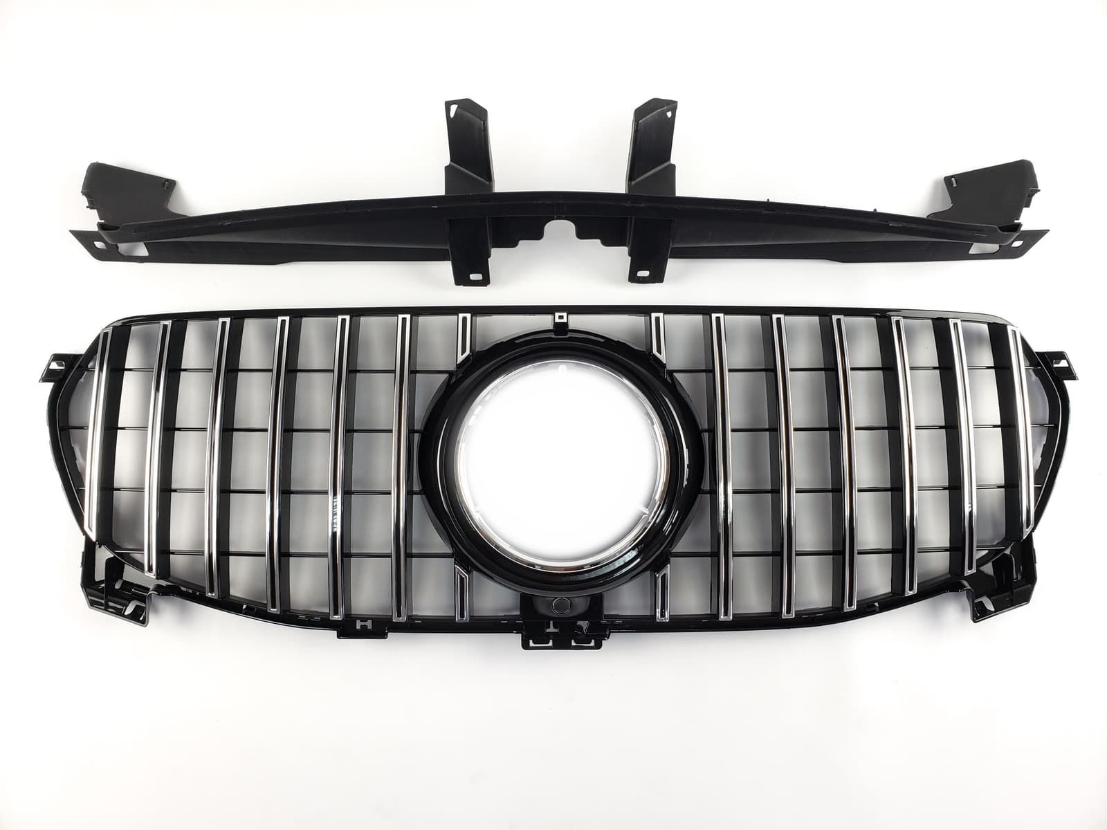 Решітка радіатора GT Chrome Black (Normal) на Mercedes-Benz GLE-Class W167 2018-2023 року