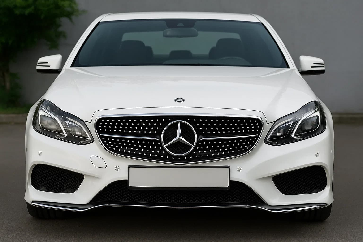 Передня решітка Diamond Black (для Avantgarde і AMG-Line, 2013-2016)