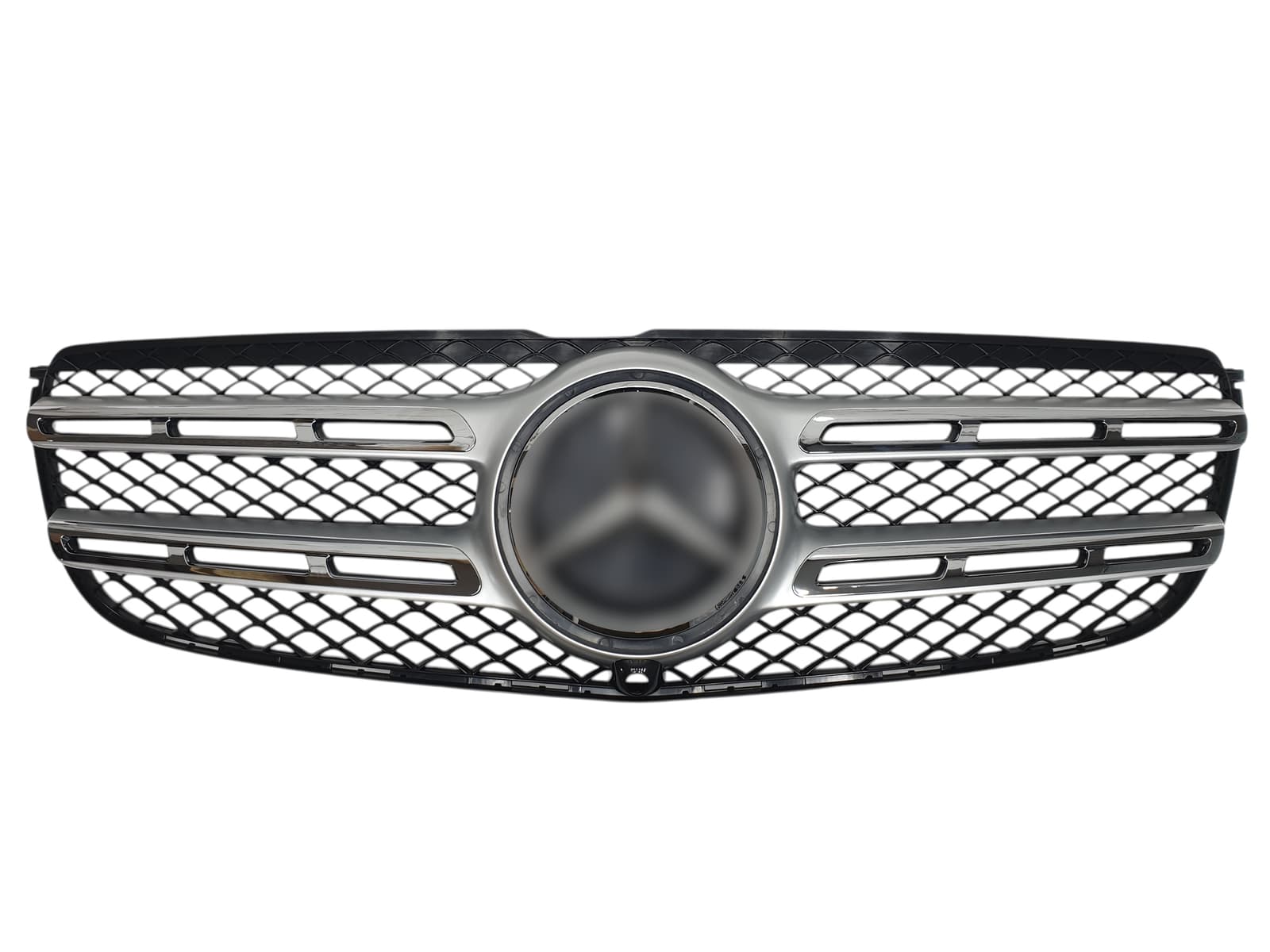Решітка радіатора Chrome Silver AMG на Mercedes-Benz GLS-Class X166 2015-2019 року