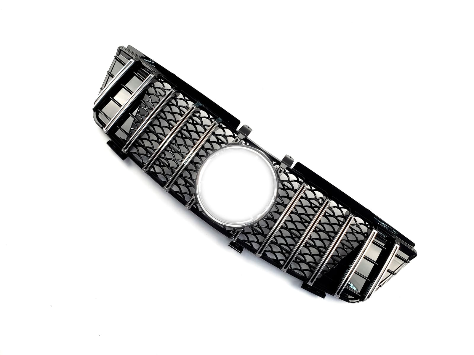 Решітка радіатора Chrome Black GT на Mercedes-Benz ML-Class W164 2005-2008 року 3