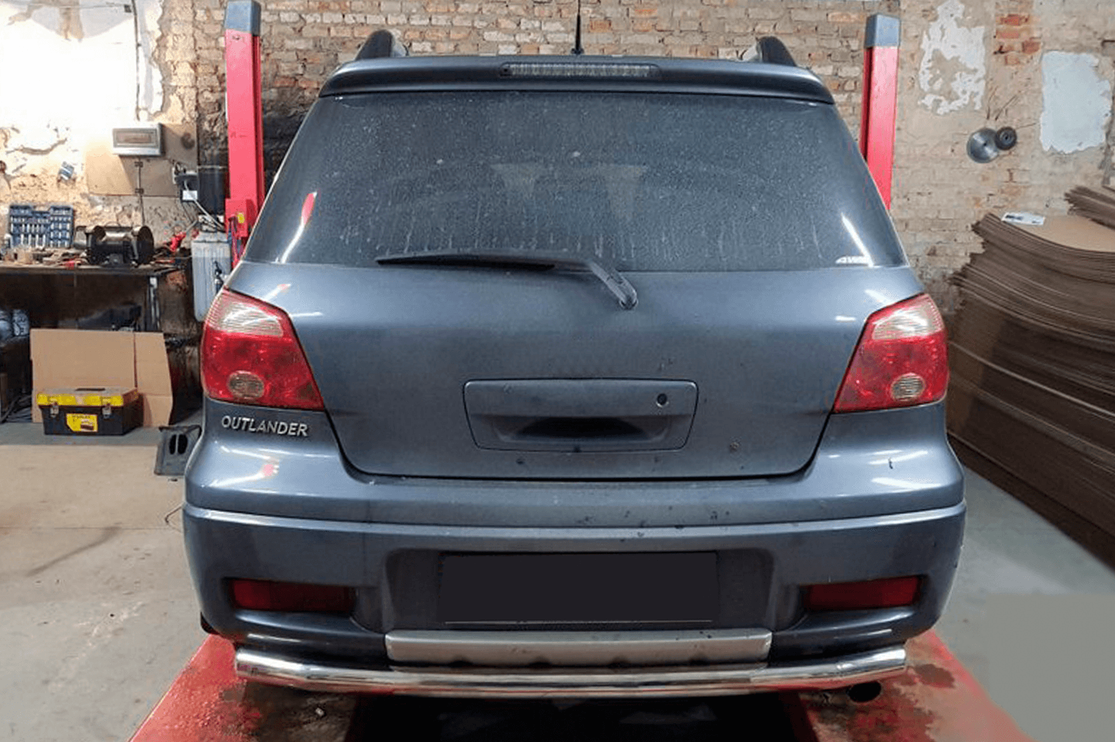 Задня дуга AK002/2 (нерж)