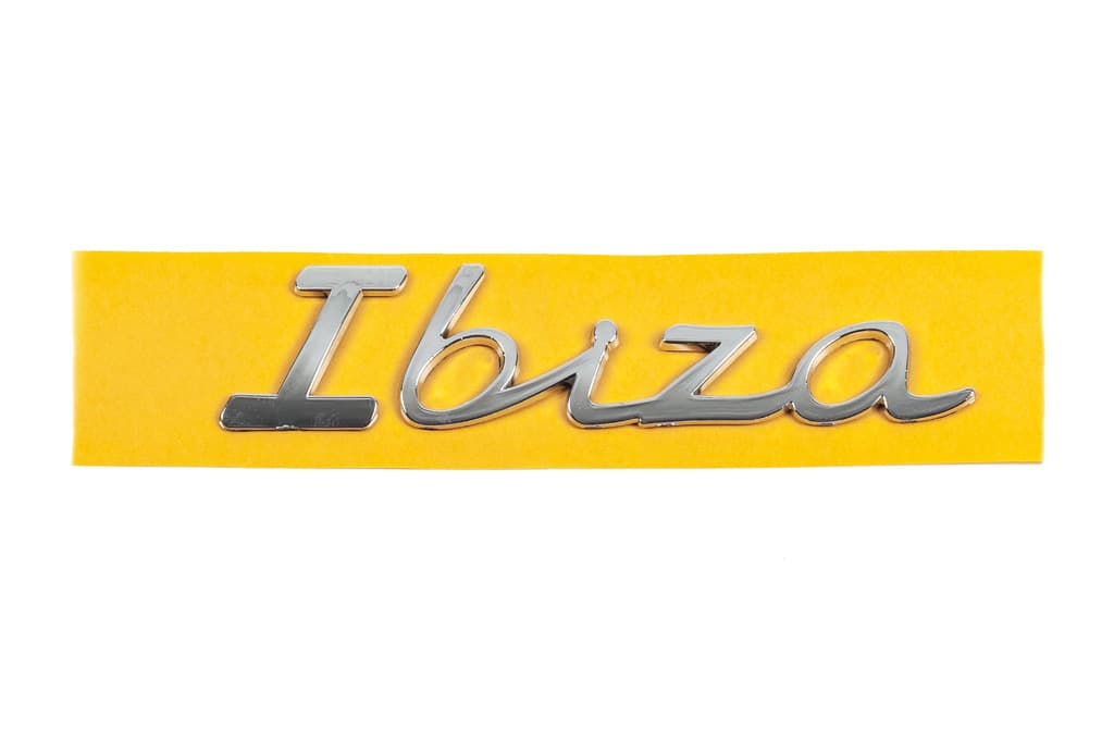 Напис Ibiza 6F0853687 (166мм на 39мм)
