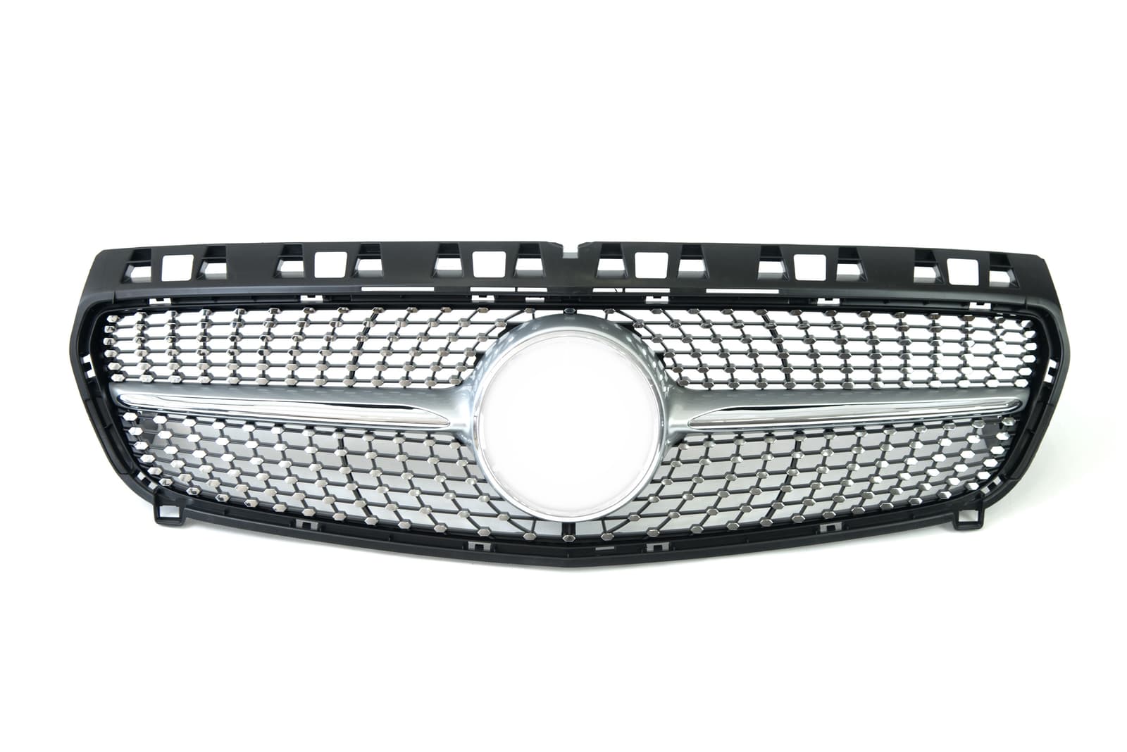 Решітка радіатора Silver Diamond на Mercedes-Benz A-Class W176 2012-2015 року