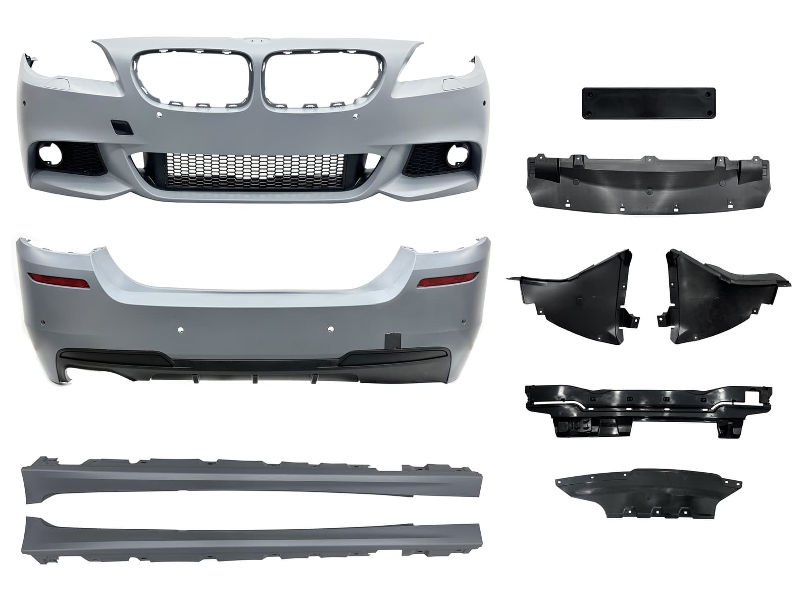 Комплект обвісу M paket для BMW 5 series F10 2010-2013 (передній / задній бампер, пороги)