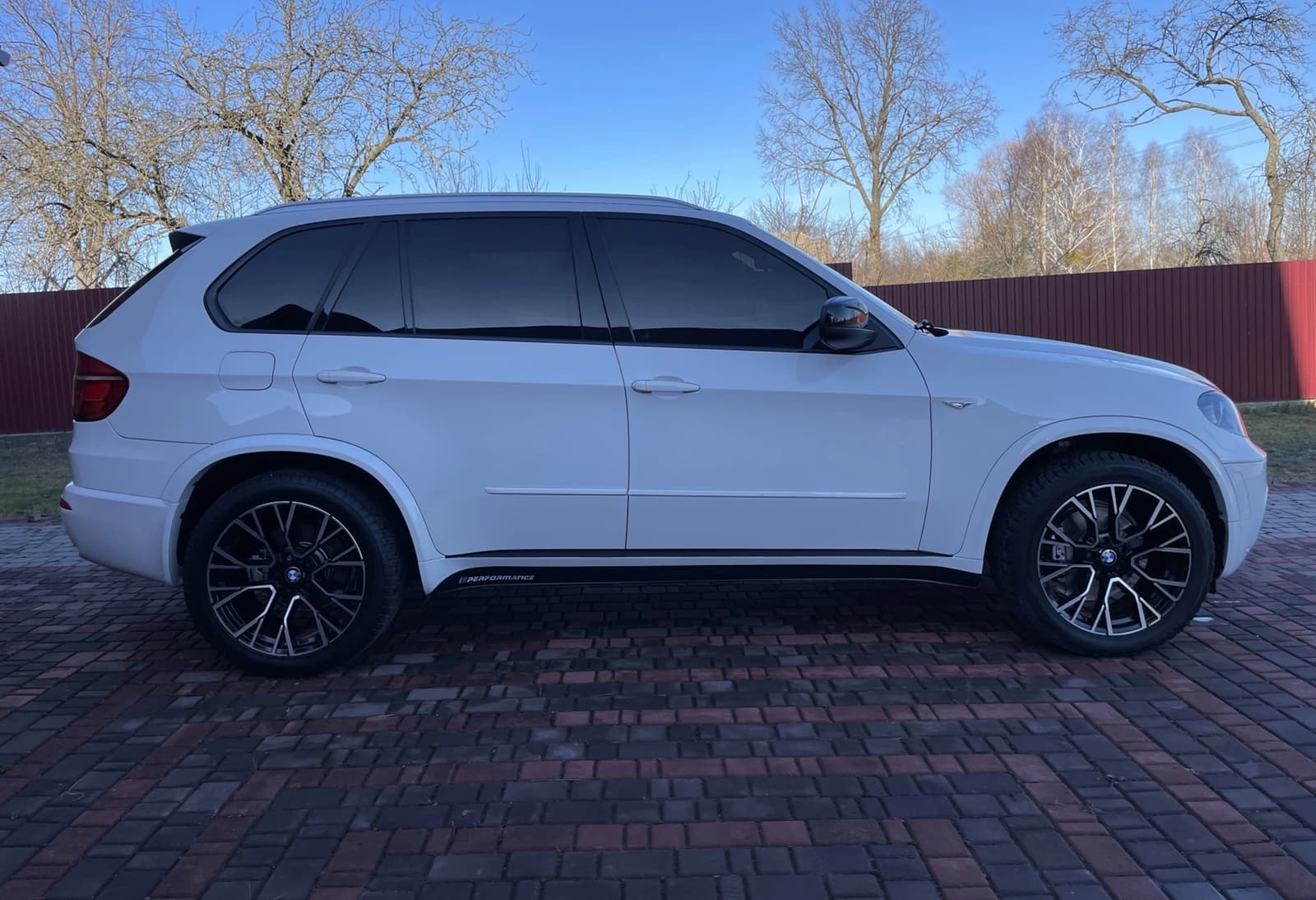 R22 Chrome Black (різноширокі) Диски на BMW X5 F15 2013-2018 року 6