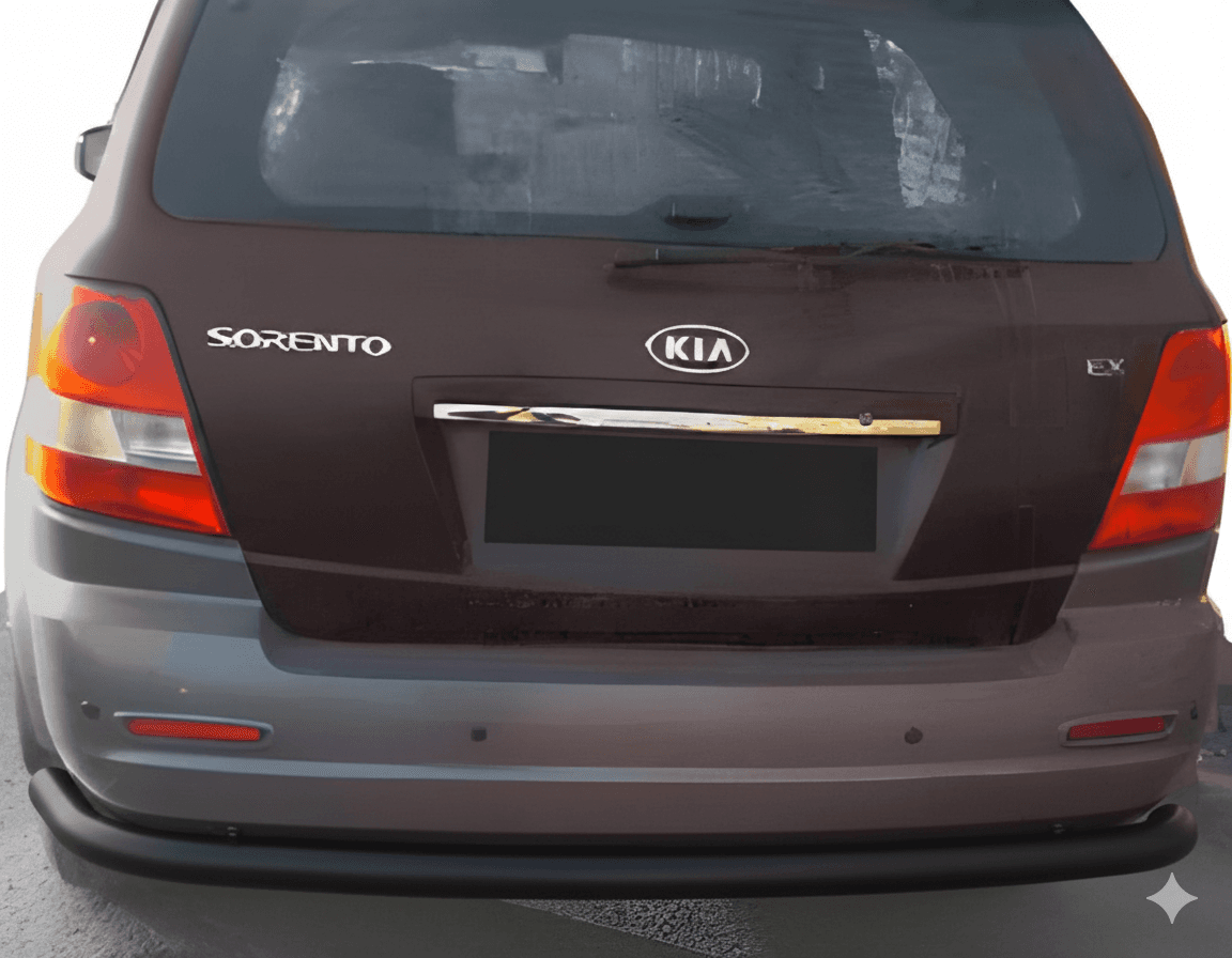 Задня дуга AK005 Black (нерж.)