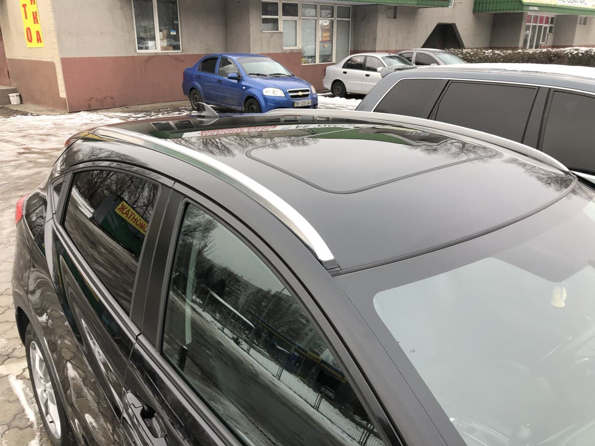 Рейлінги на дах Honda Hrv 2015+ якість оригіналу (алюміній 2шт.) 6