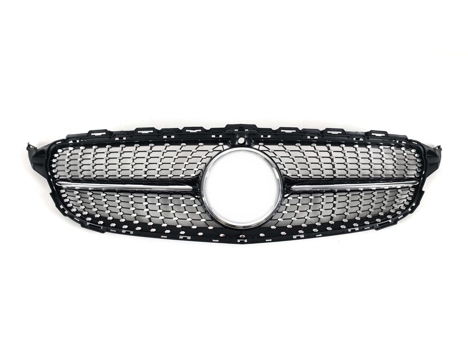 Решітка радіатора Diamond Black (з місцем під камеру) на Mercedes-Benz C-Class W205 2014-2018 року