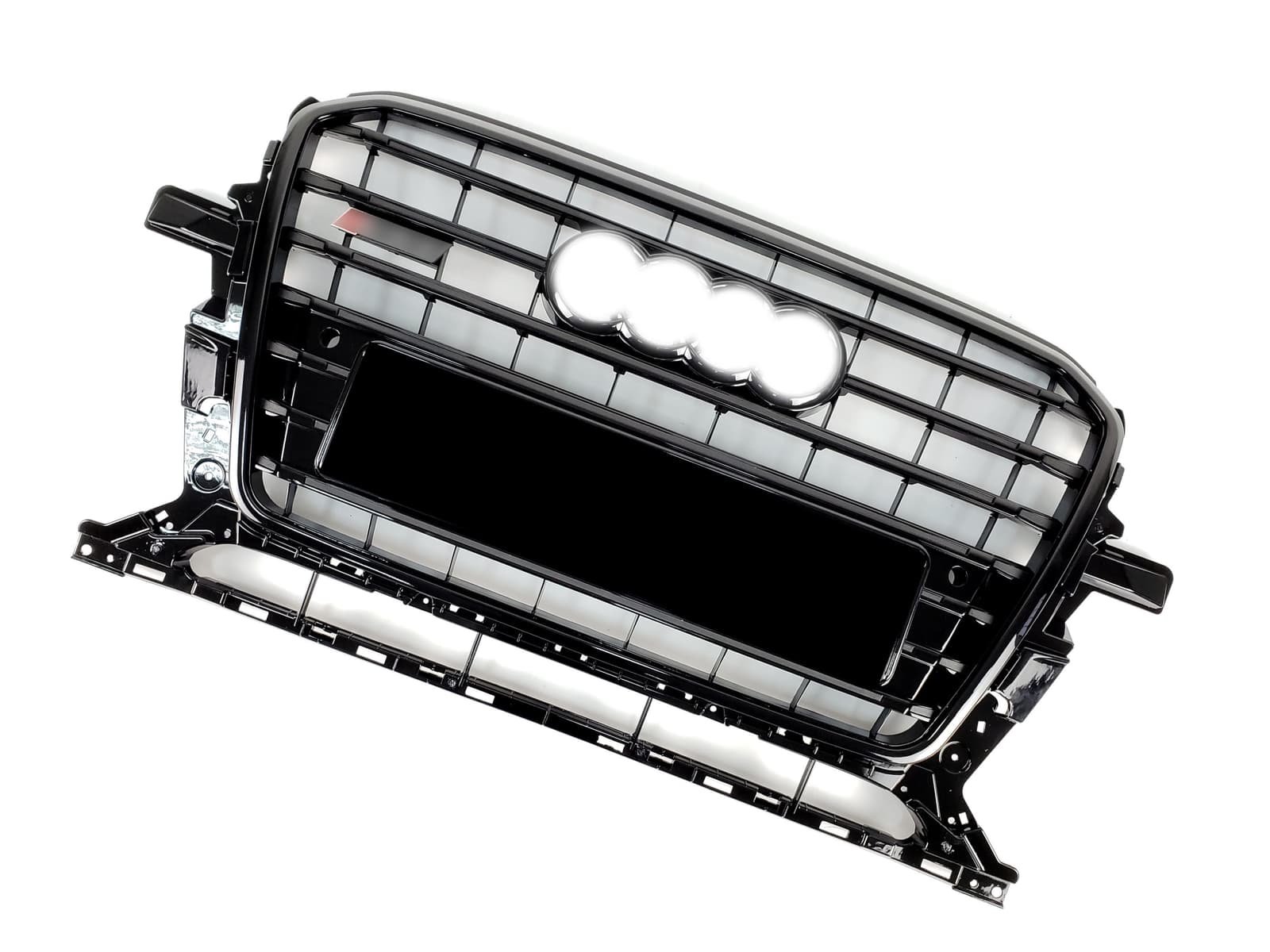 Решітка радіатора Full Black (в стилі SQ5) на Audi Q5 8R 2012-2016 року 2