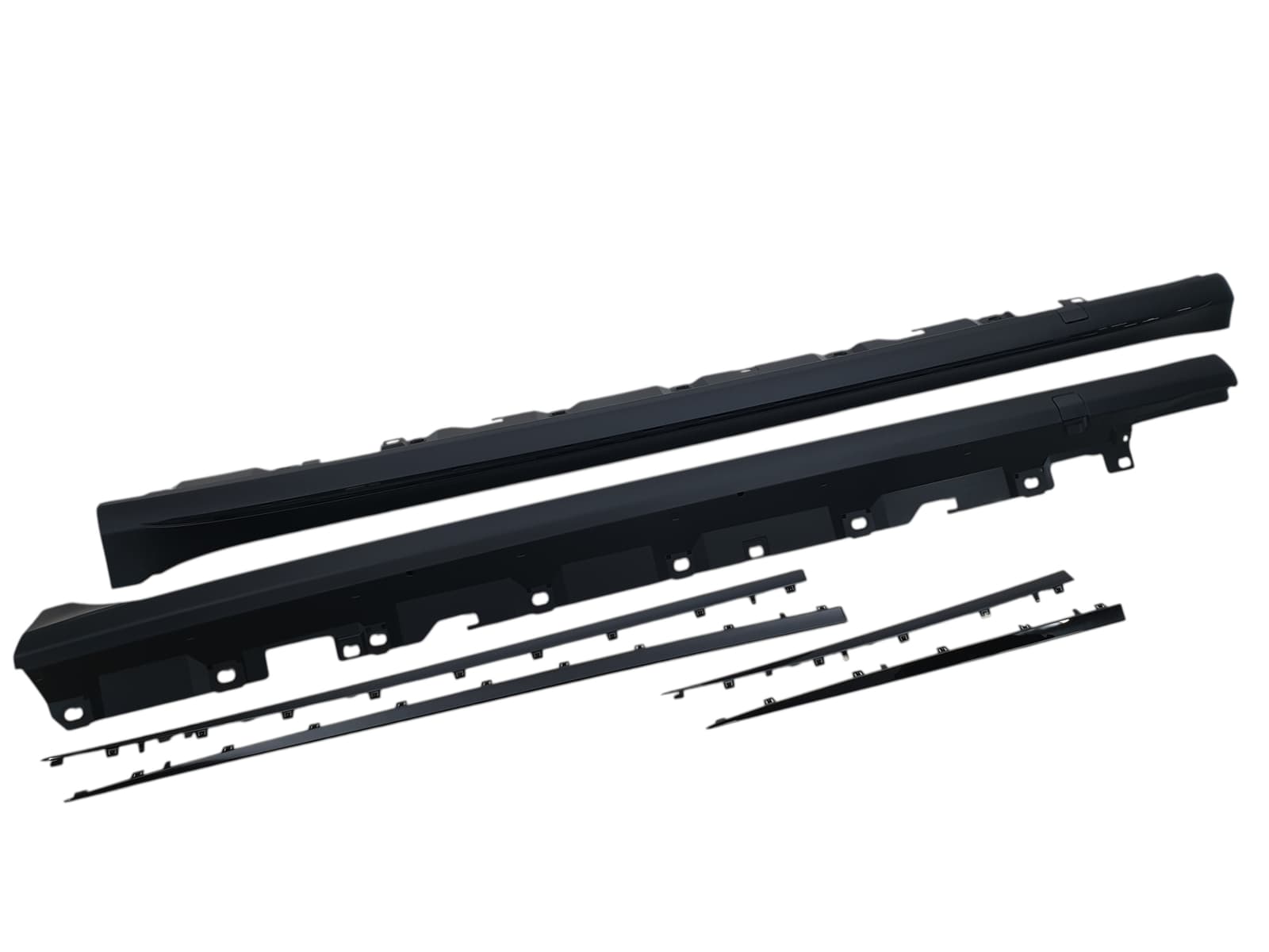 Накладки на пороги (AMG) на Mercedes-Benz S-Class W223 2020-2025 року