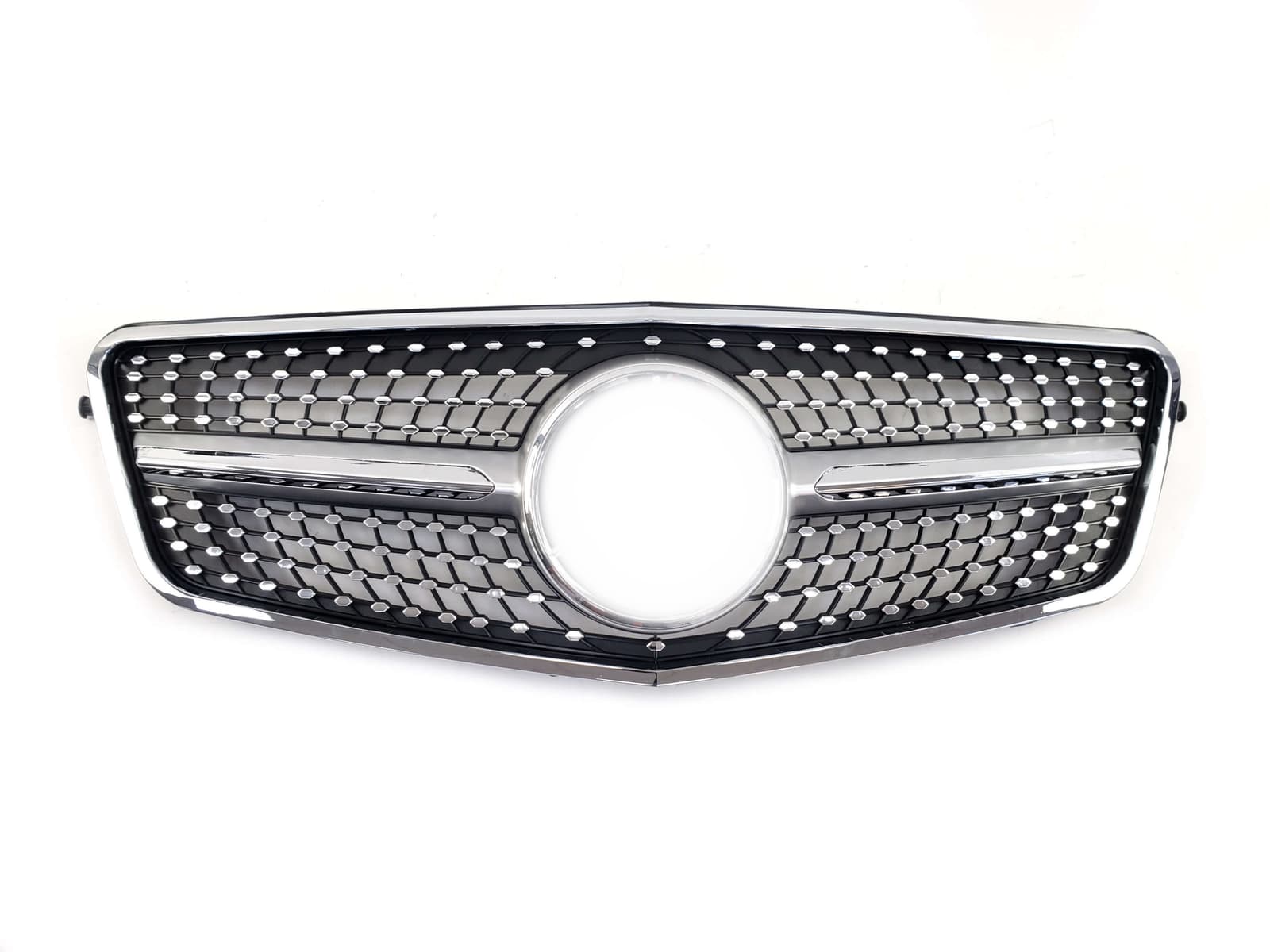 Решітка радіатора Silver Diamond на Mercedes-Benz E-Class W212 2009-2013 року