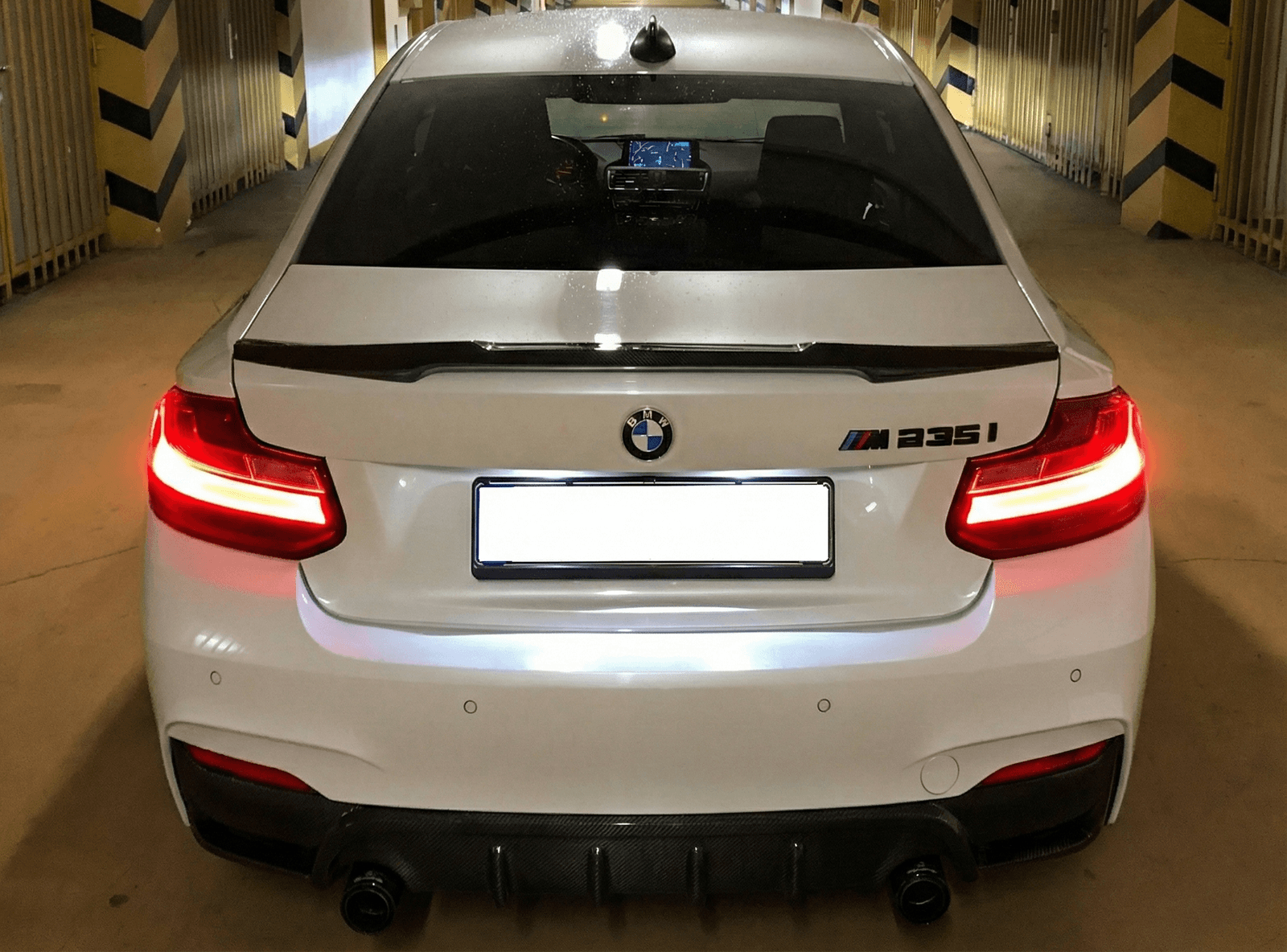 Спойлер M4-Style (для F22, чорний глянець)