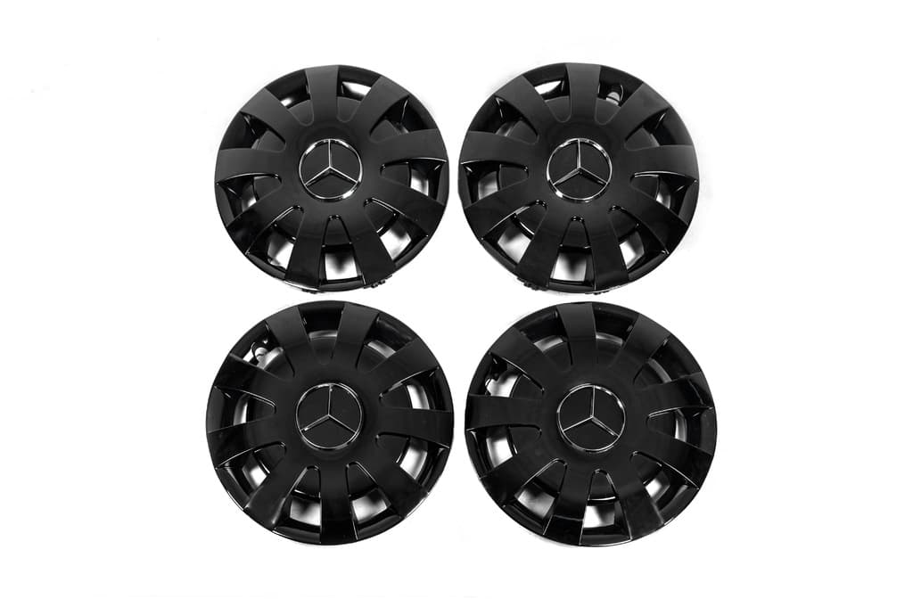 Ковпаки чорні ABS R16 (1-рядний, 4 шт) 2