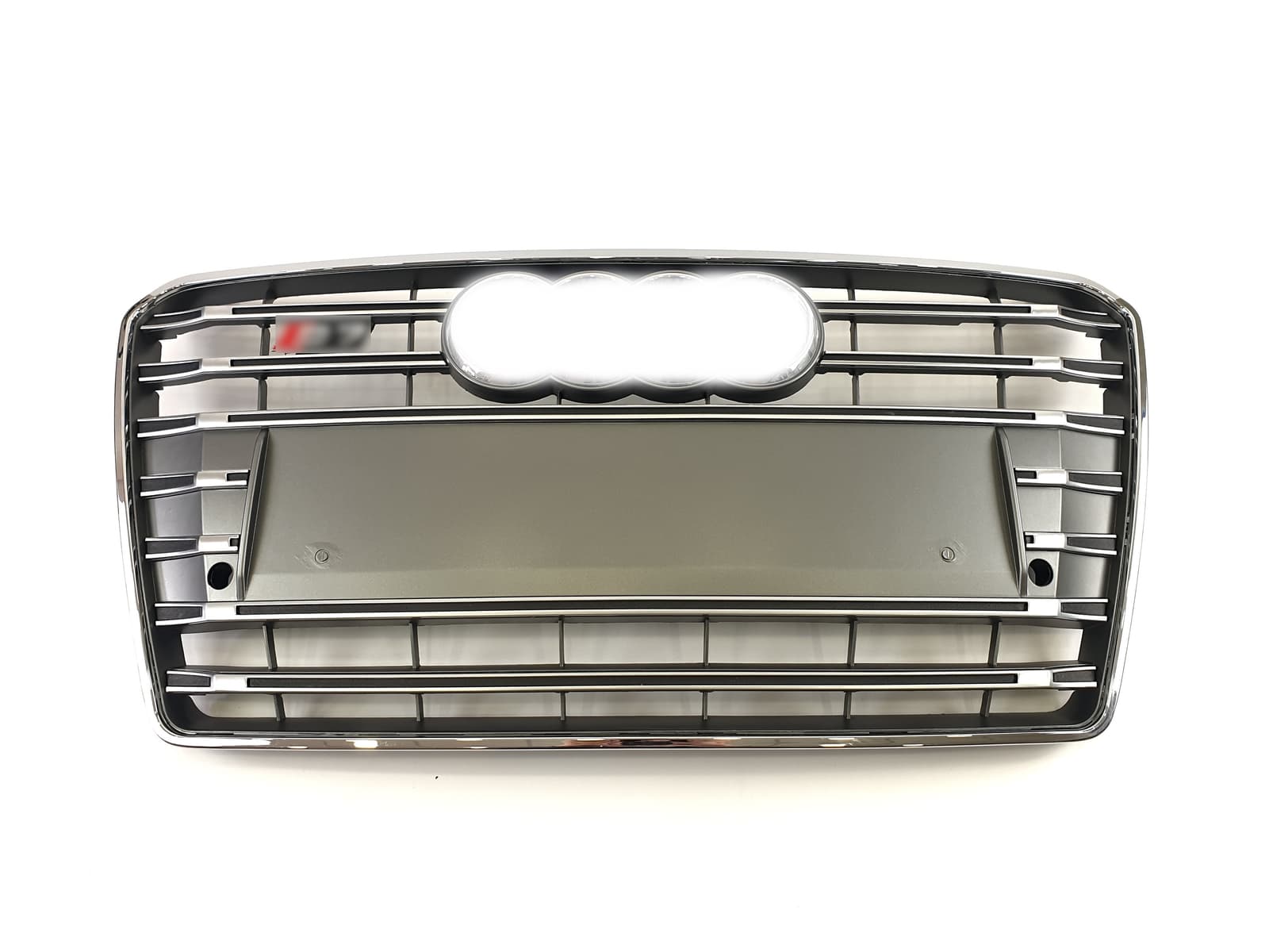 Решітка радіатора Silver Chrome (в стилі S7) на Audi A7 4G 2010-2014 року 2