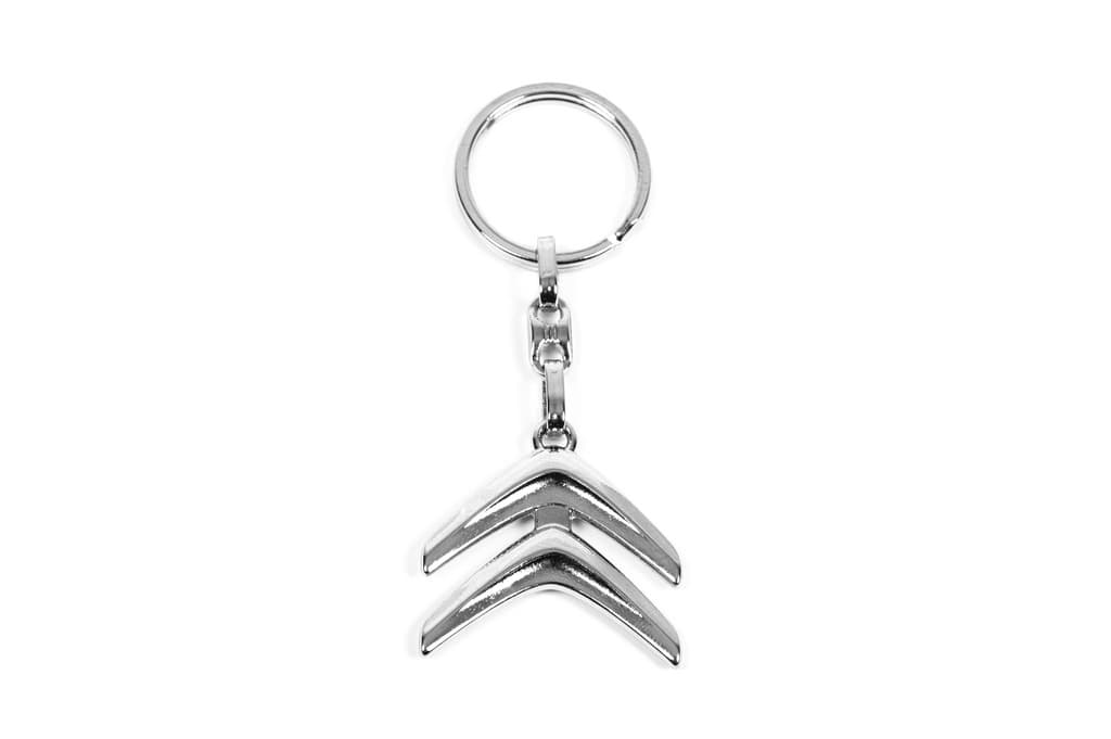 Металічний брелок з логотипом Citroen