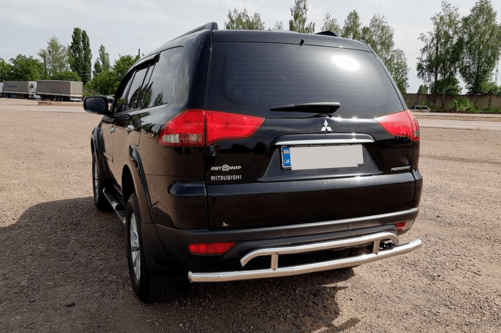 Задній захист AK002-2 (2 шт, нерж)