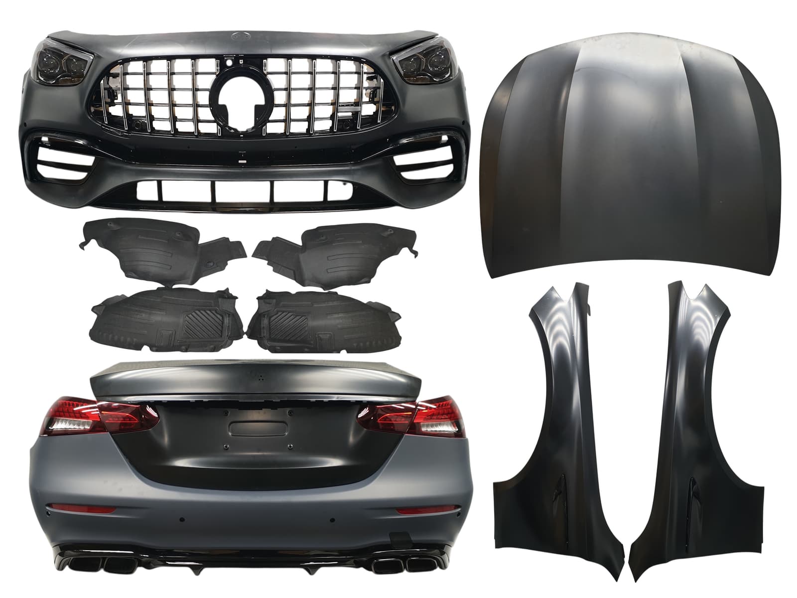 Комплект рестайлінга (в нову модель) (стиль E63 AMG 2020+) Full Set на Mercedes-Benz E-Class W213 2016-2020 року