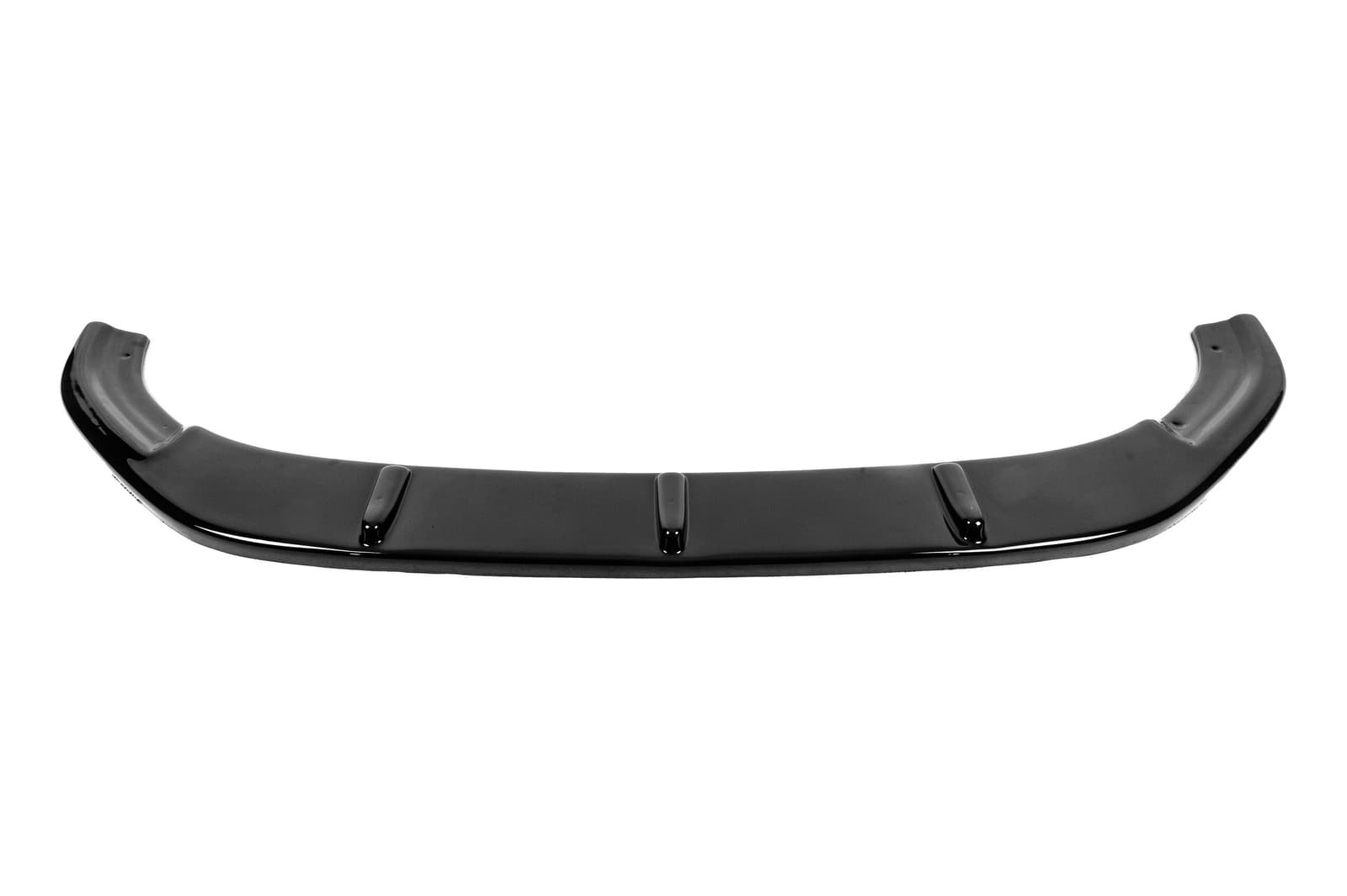 Передня Lip накладка V-1 (для GTI, 2012-2017, чорний глянець) 2