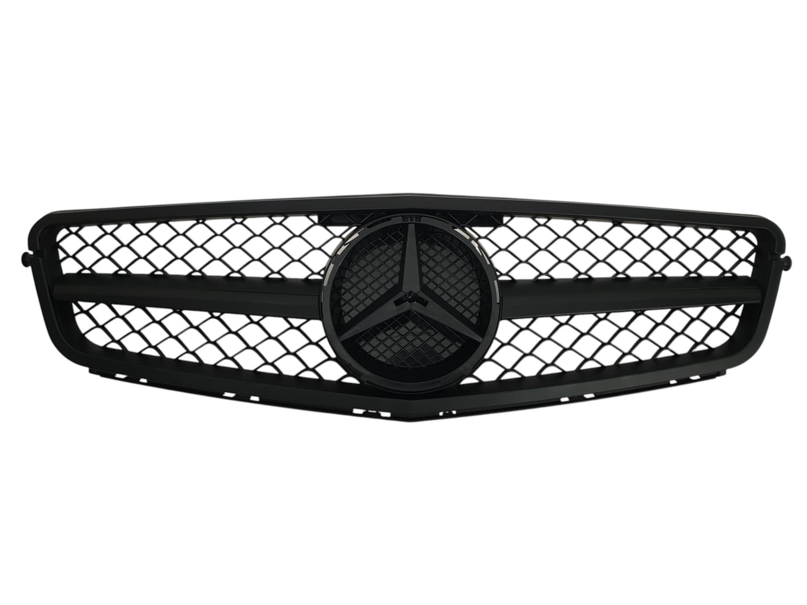 Решітка радіатора SL Flat Black на Mercedes-Benz C-Class W204 2007-2014 року