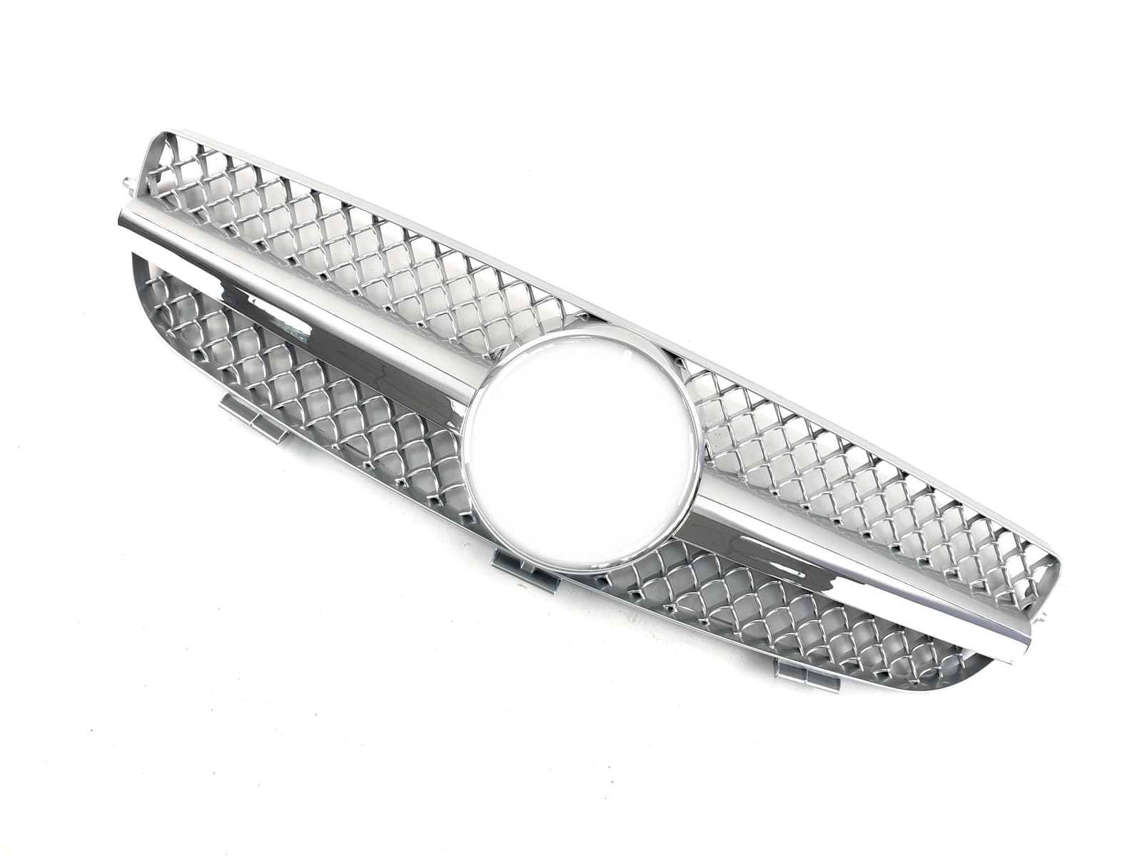 Решітка радіатора Silver SL на Mercedes-Benz CLK-Class W209 2003-2009 року 3