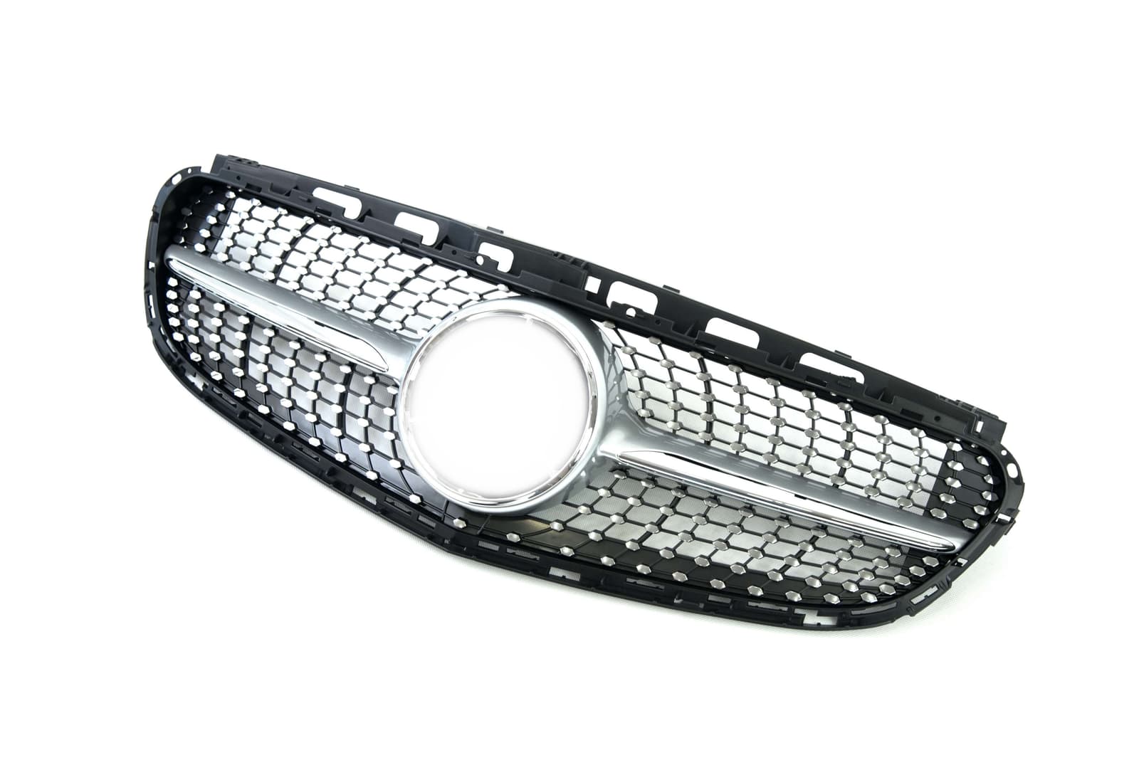 Решітка радіатора Silver Diamond на Mercedes-Benz E-Class W212 2013-2016 року 2