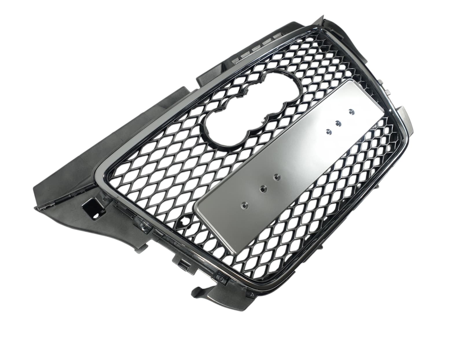 Решітка радіатора Silver Chrome (в стилі RS3) на Audi A3 8P 2008-2012 року 2
