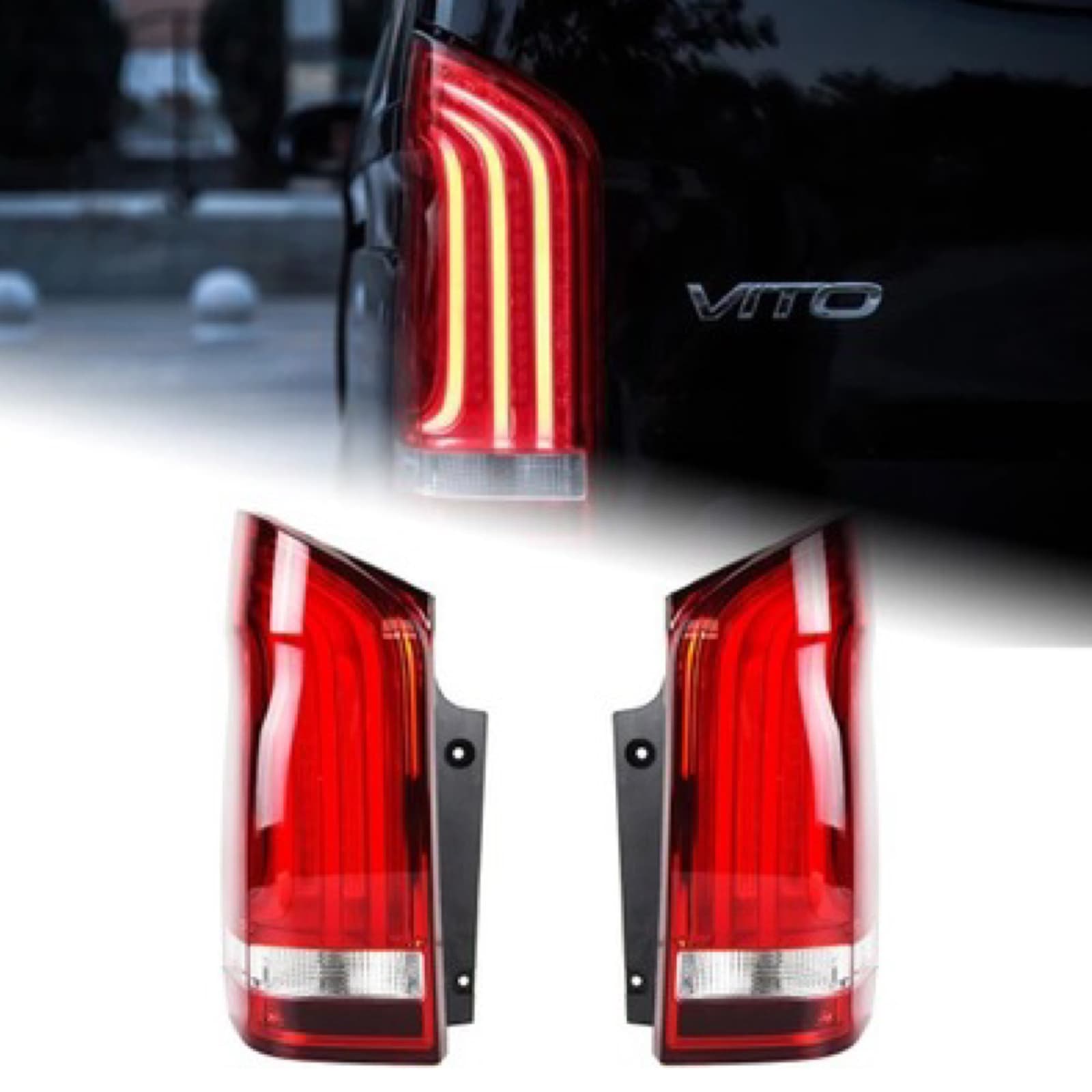 Задні LED ліхтарі Mercedes Vito V class W447 2014- 2шт.