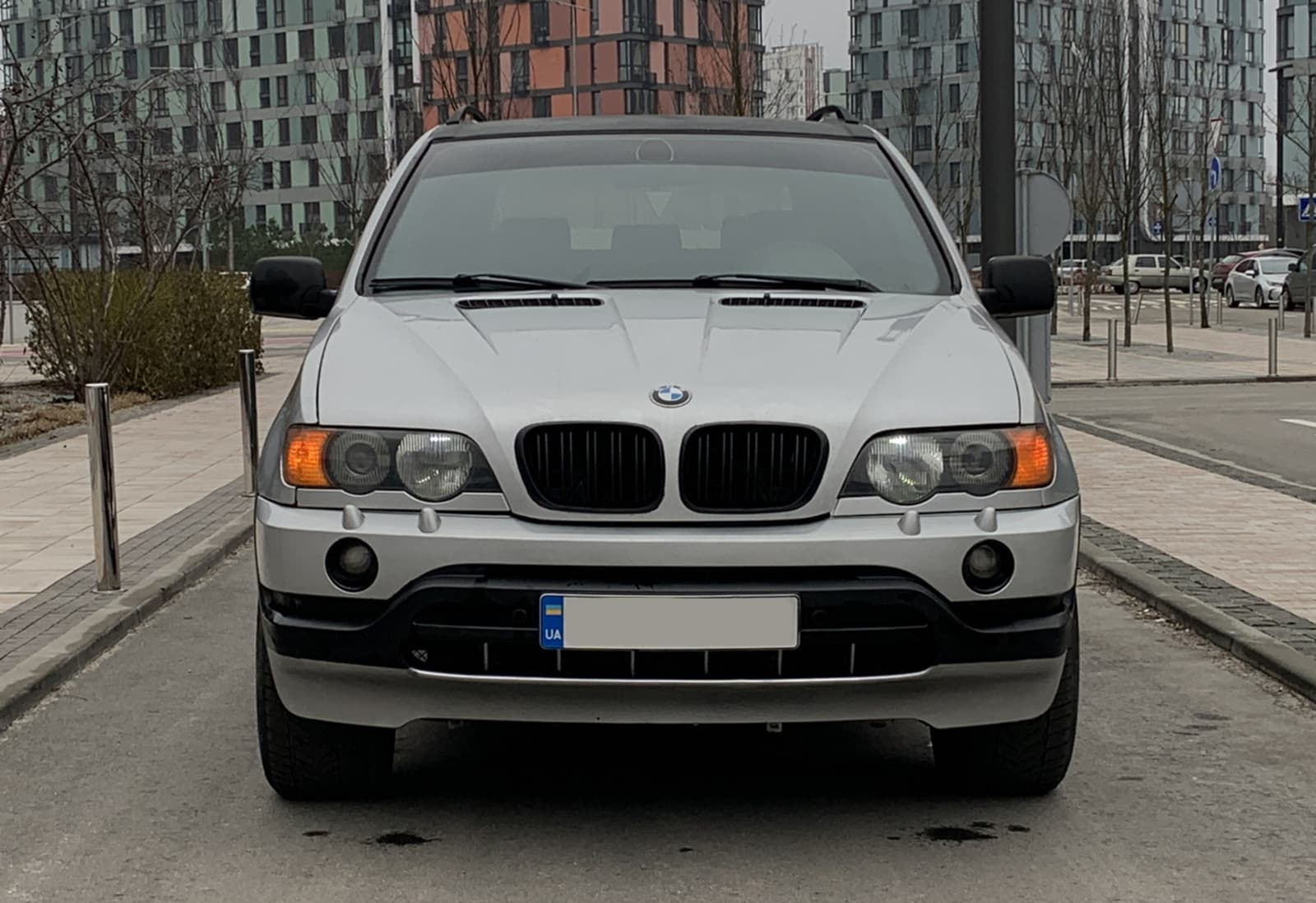 Ніздрі Чорний глянець (Подвійні M-Look) на BMW X5 E53 1999-2006 року 4