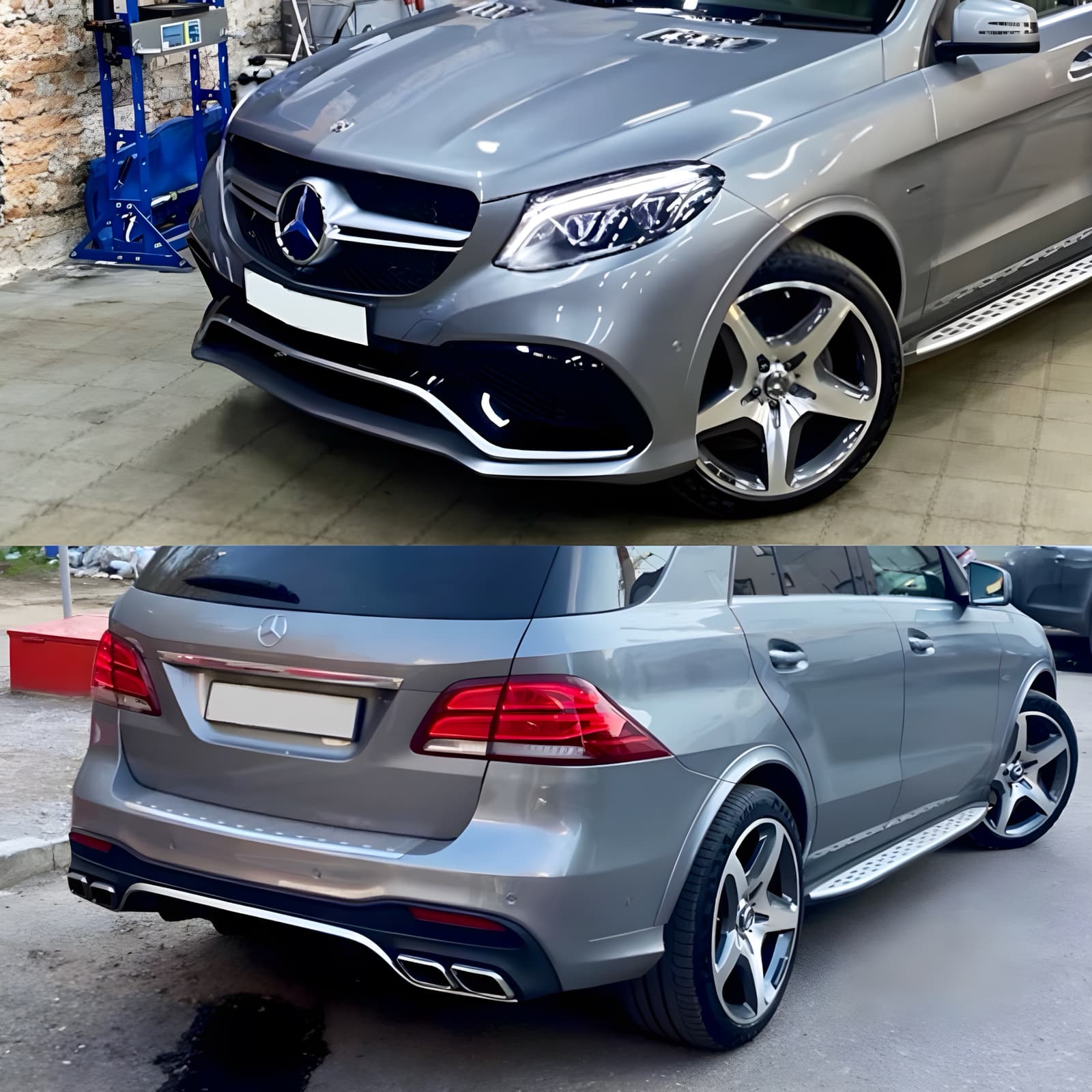 Комплект обвісу GLE63 AMG Mercedes Benz GLE class W166 2015-2018