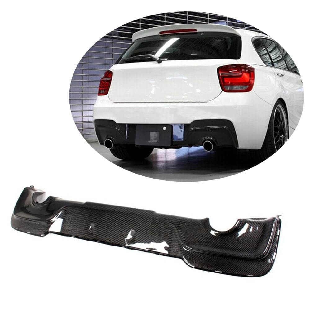Дифузор заднього бампера (для M135i 2011-2015, Карбон)