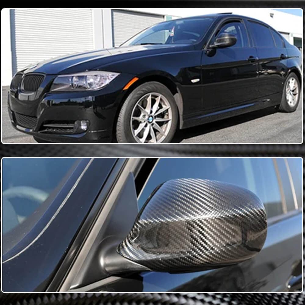 Кришки дзеркала (для E90/E91 2008-2011, Карбон) 3