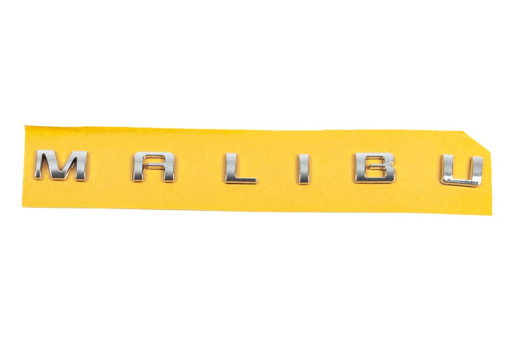 Напис Malibu 84290798 (256мм на 18мм)